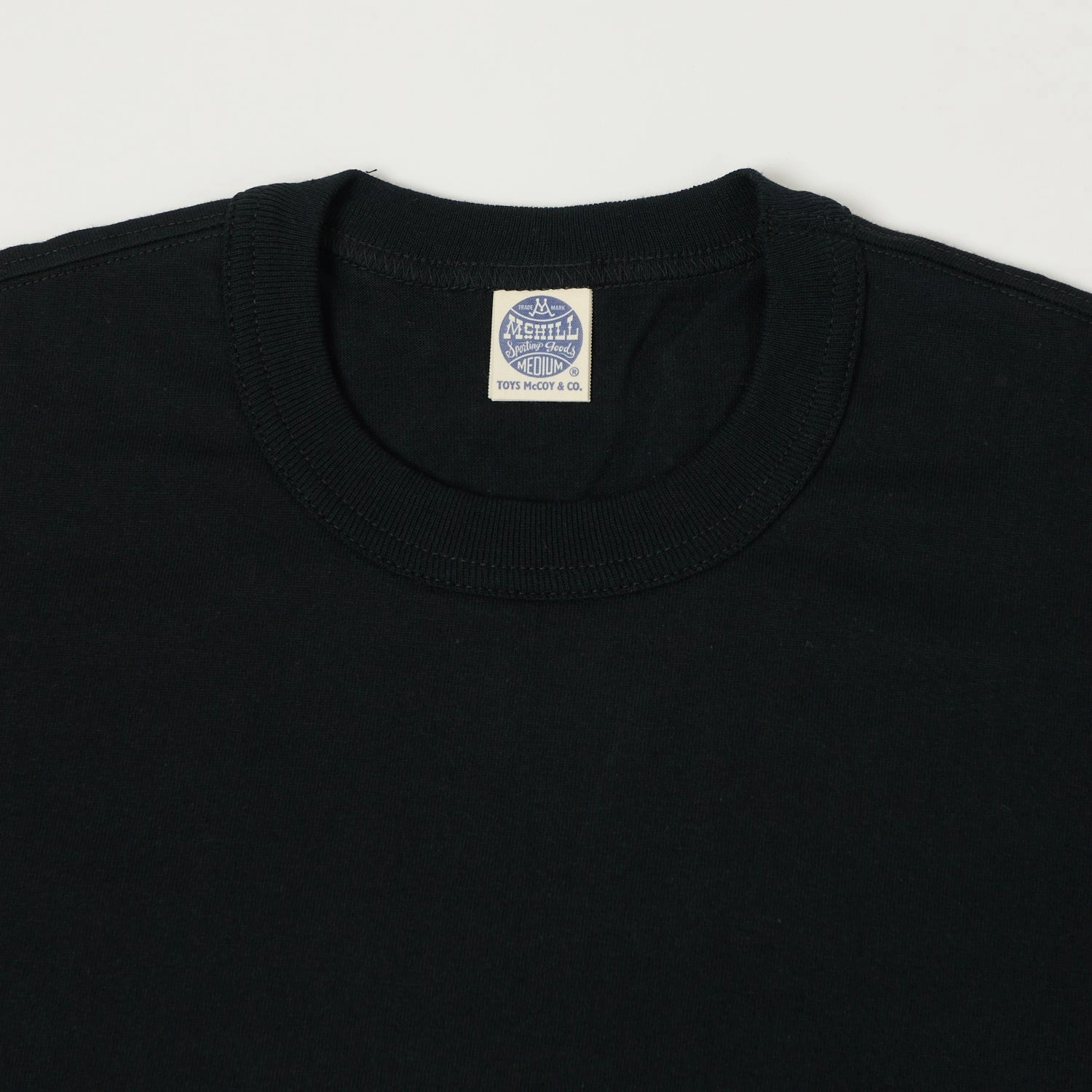 TOYS McCOY Pocket T-Shirt - Black Reinforced Neckline Quick Fit Performance