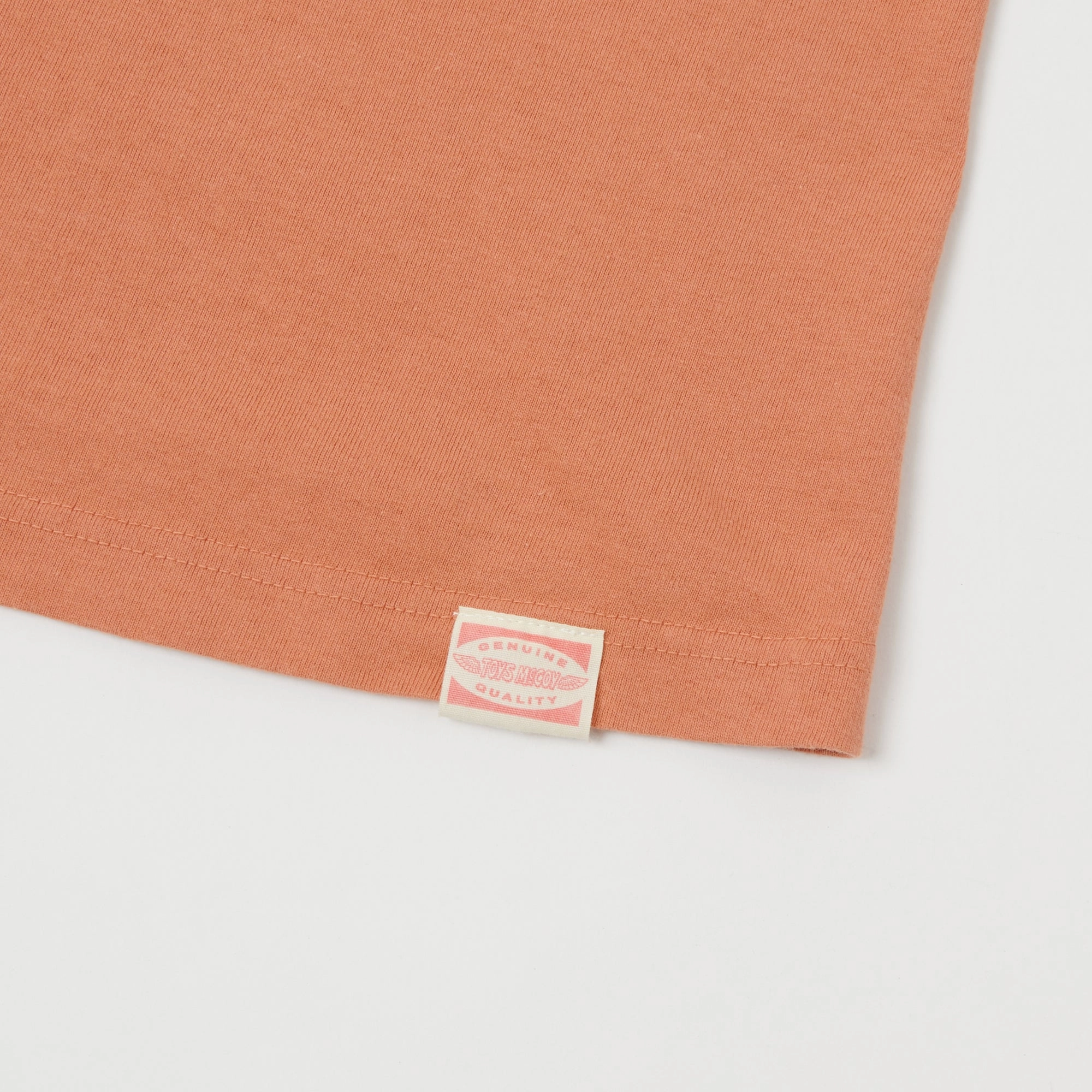 TOYS McCOY Pocket T-Shirt - Carrot Loose fitting comfort