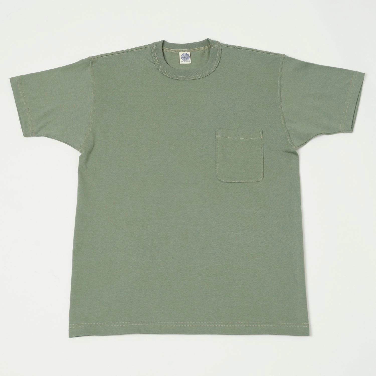 Set In Sleeve Breathable Flex Fit TOYS McCOY Pocket T-Shirt - Green
