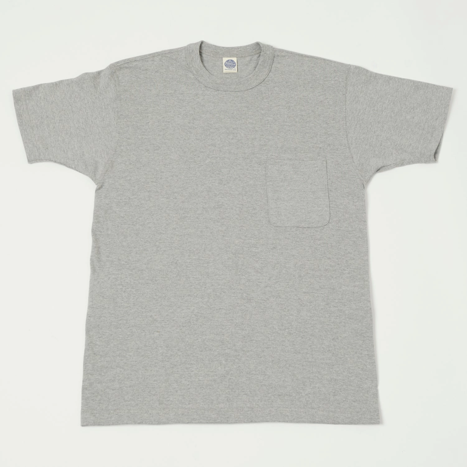 TOYS McCOY Pocket T-Shirt - Heather Grey Non Iron Fabric Outdoor Leisure Look