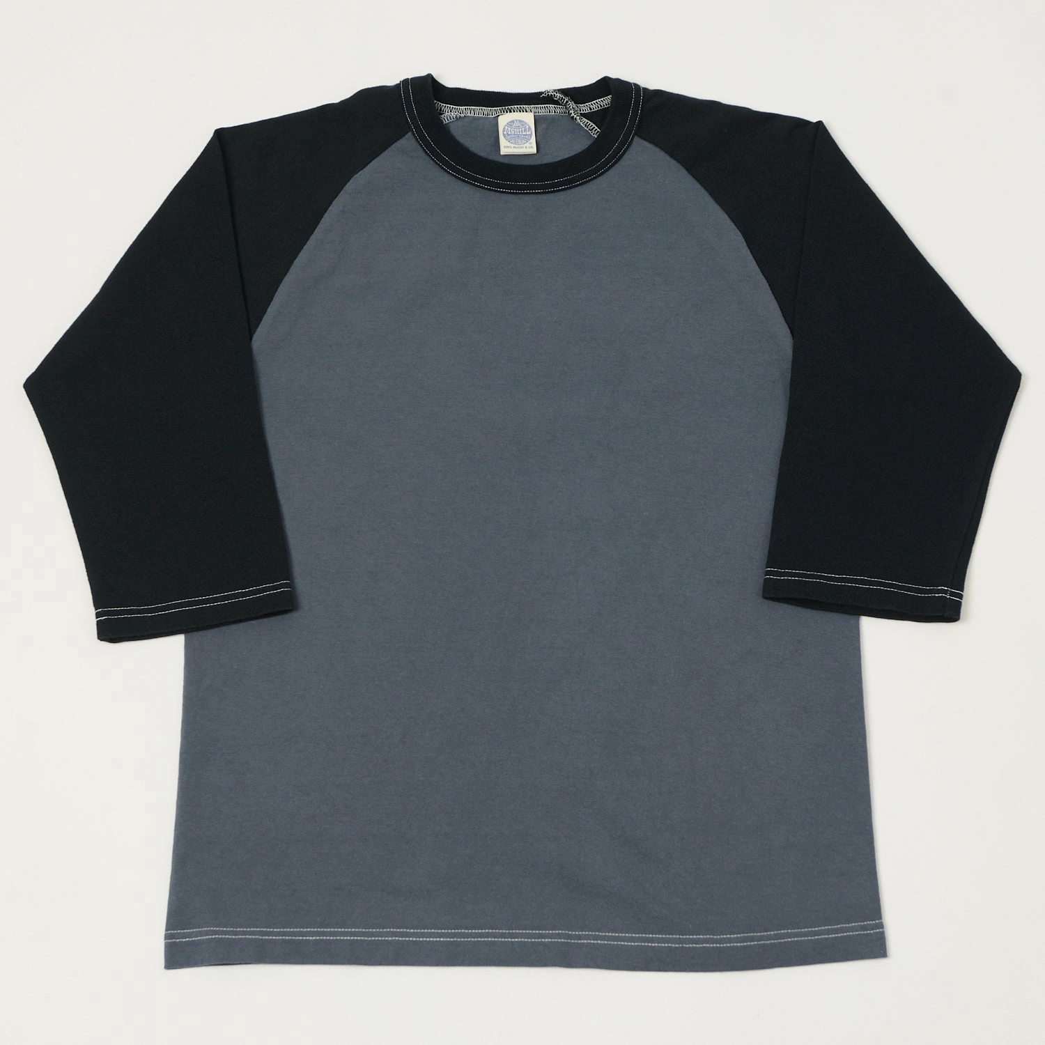 TOYS McCOY Raglan Sleeve Baseball T-Shirt - Blue/Black Limited Edition All Season Wear