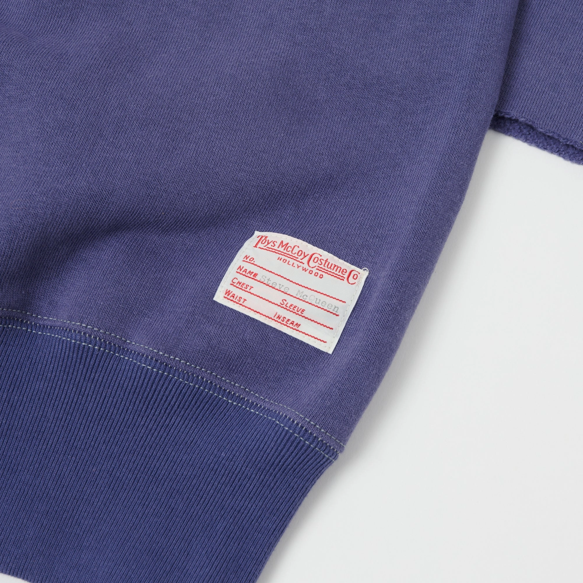 Seasonal Collection TOYS McCOY Steve McQueen Cut Off Sweatshirt - Faded Blue