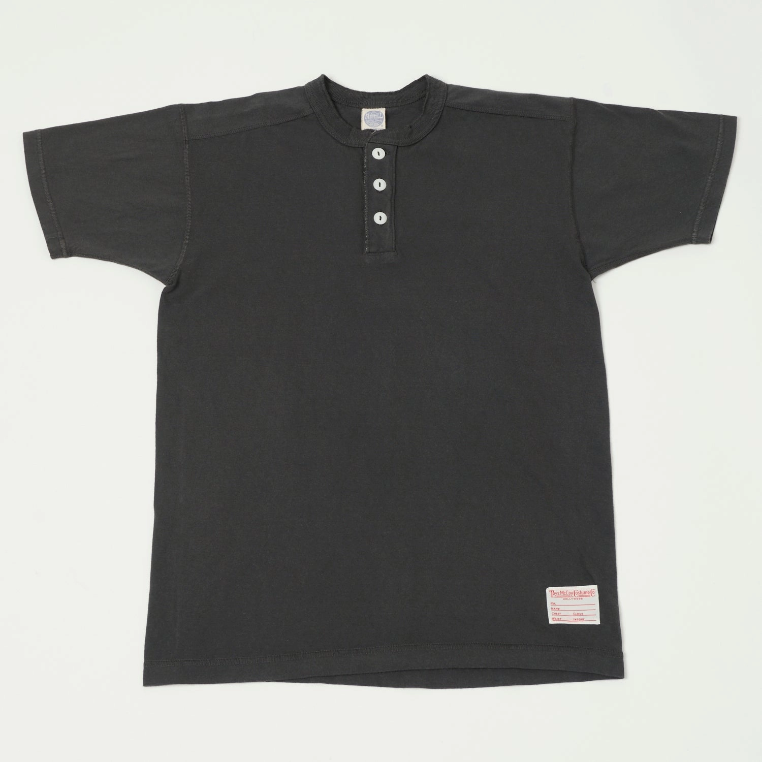 UV Protection Sustainable Production Process TOYS McCOY Union Henley - Black