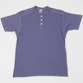 TOYS McCOY Union Henley - Purple Blue Abstract mystery