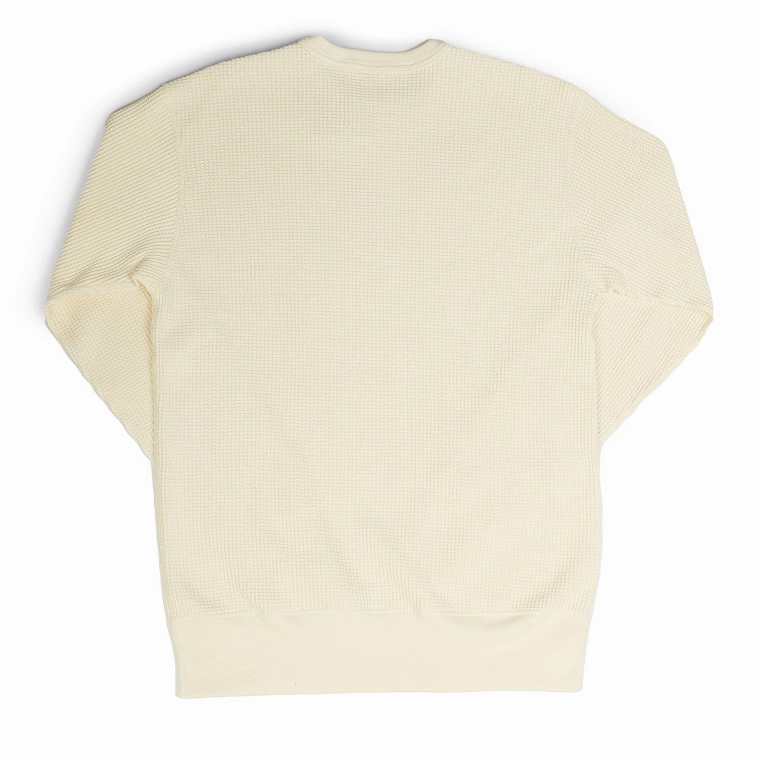 TOYS McCOY Waffle Knit Sweatshirt - Off White wedding guest wear