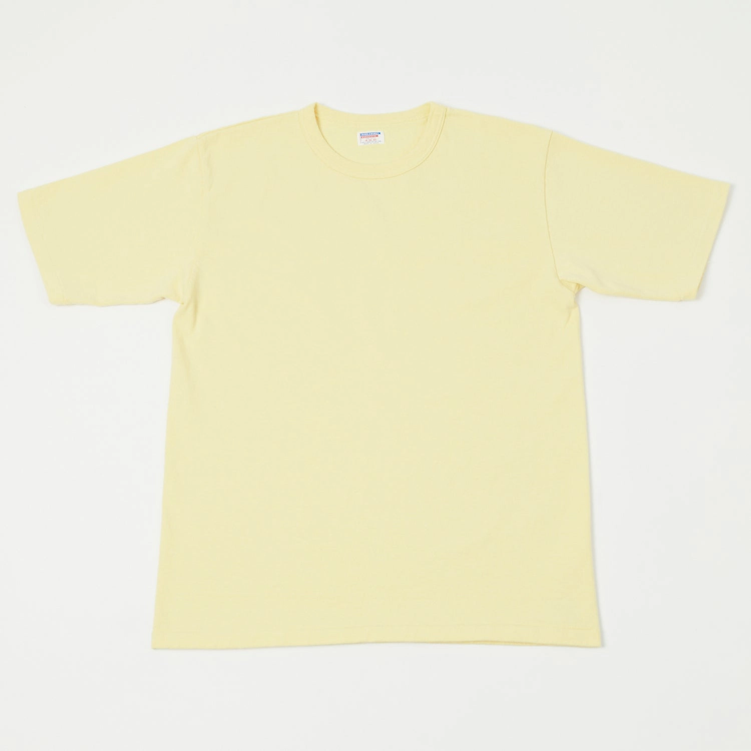 NeutralTonesCollection Non Iron Fabric Dubbleworks Heavy Fabric Tee - Pale Yellow