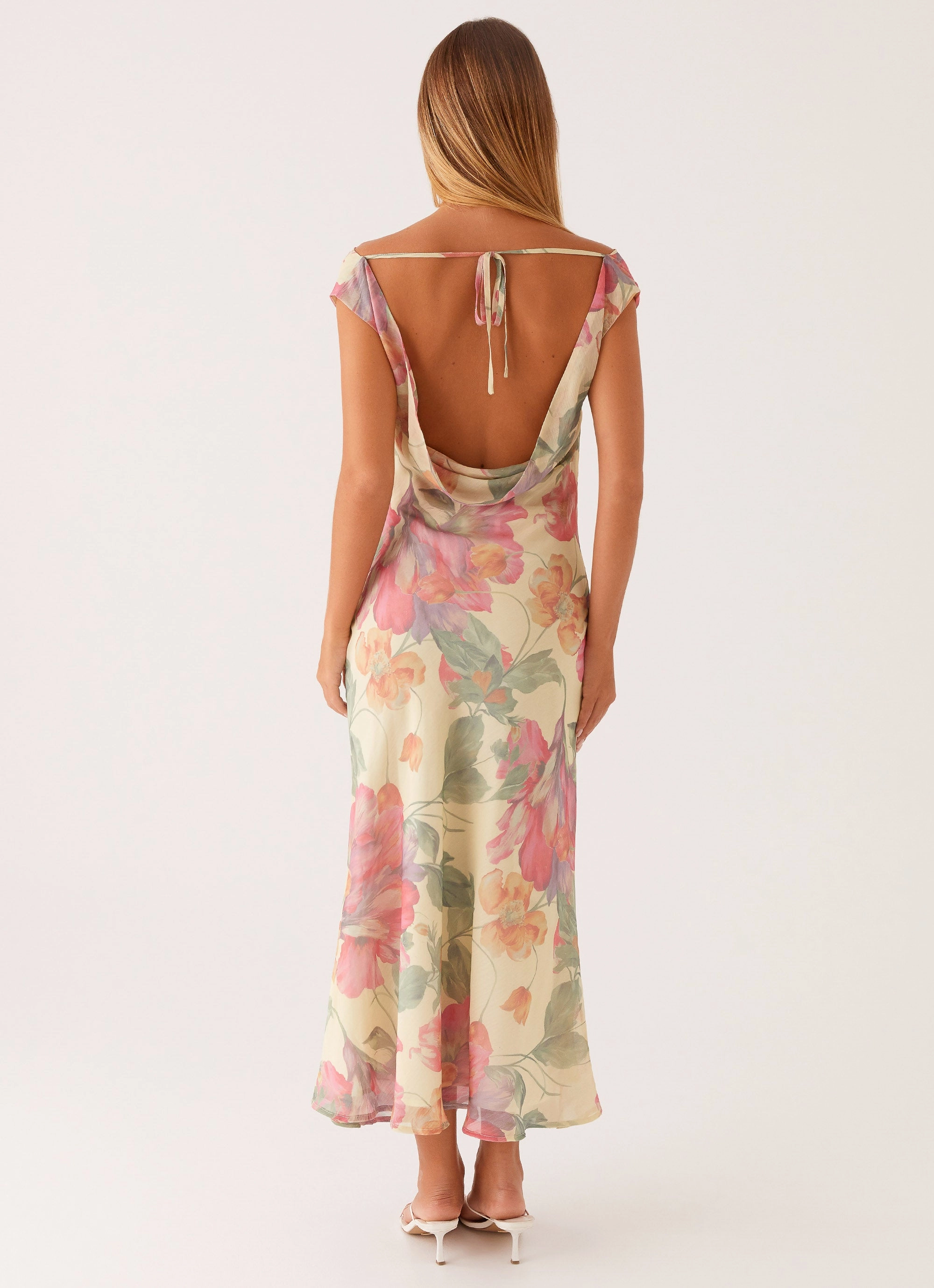 Role Model Maxi Dress - Yellow Peony Comfy Style