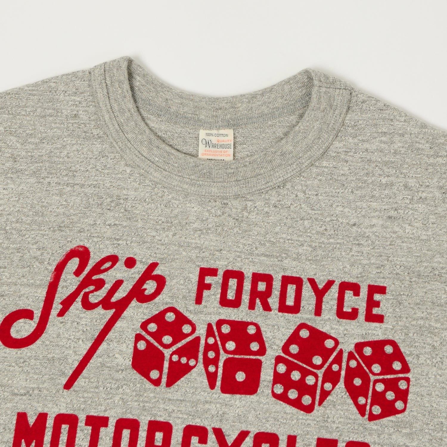 Cool Vibes Smooth Look Warehouse & Co 4601 'Skip' Tee - Heather Grey