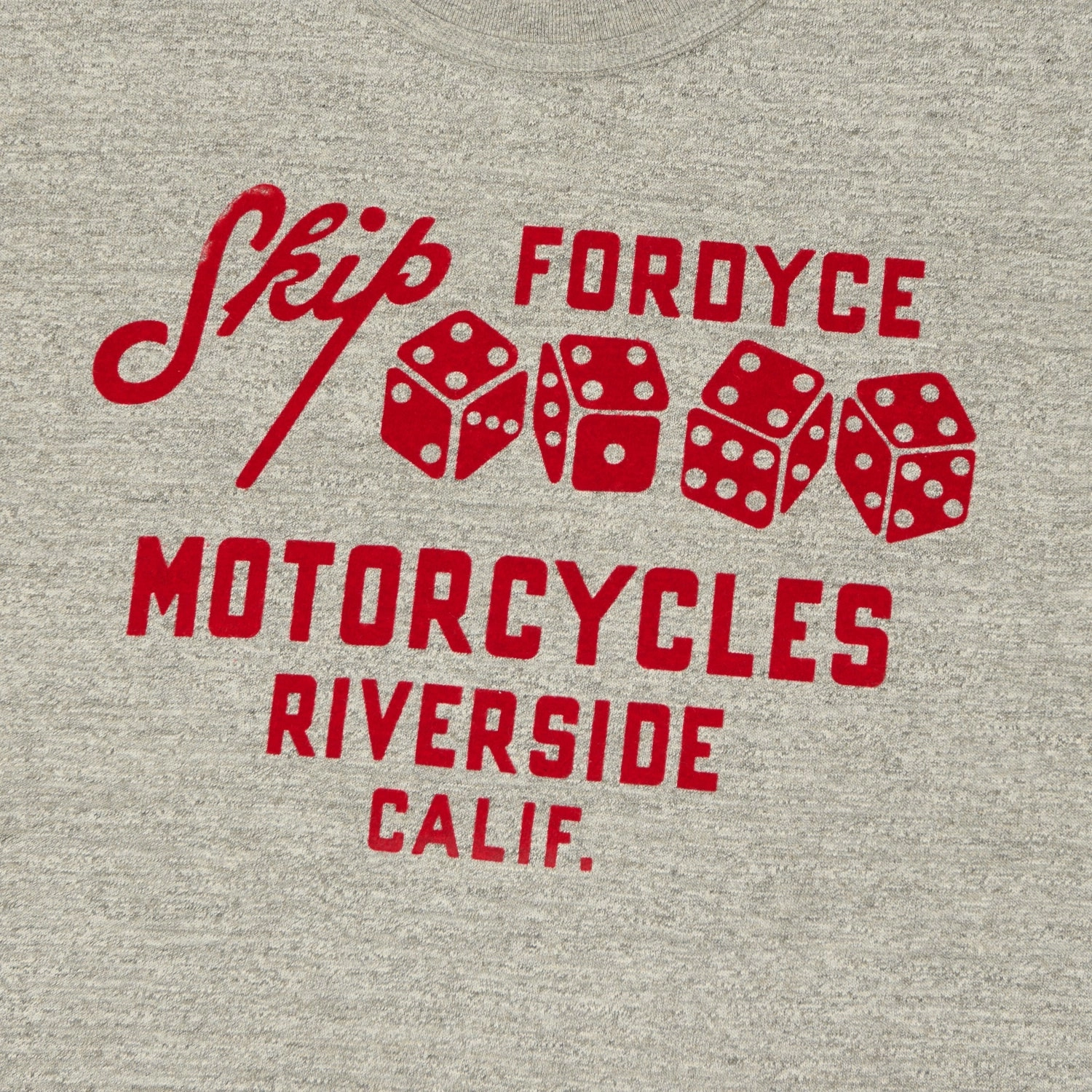 Casual Flex Fit Warehouse & Co 4601 'Skip' Tee - Heather Grey