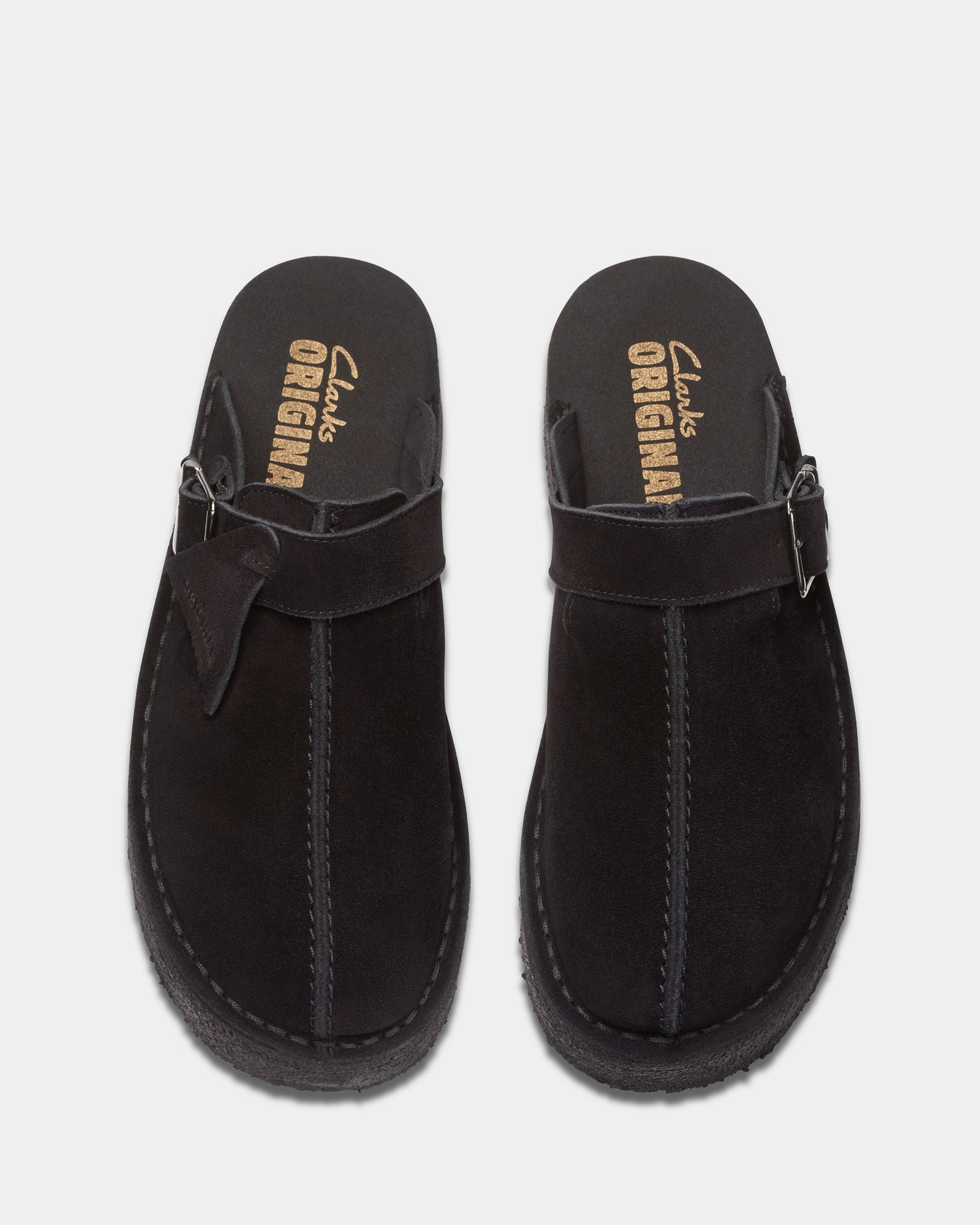 Trekwedge Mule Black Suede Fresh Flow