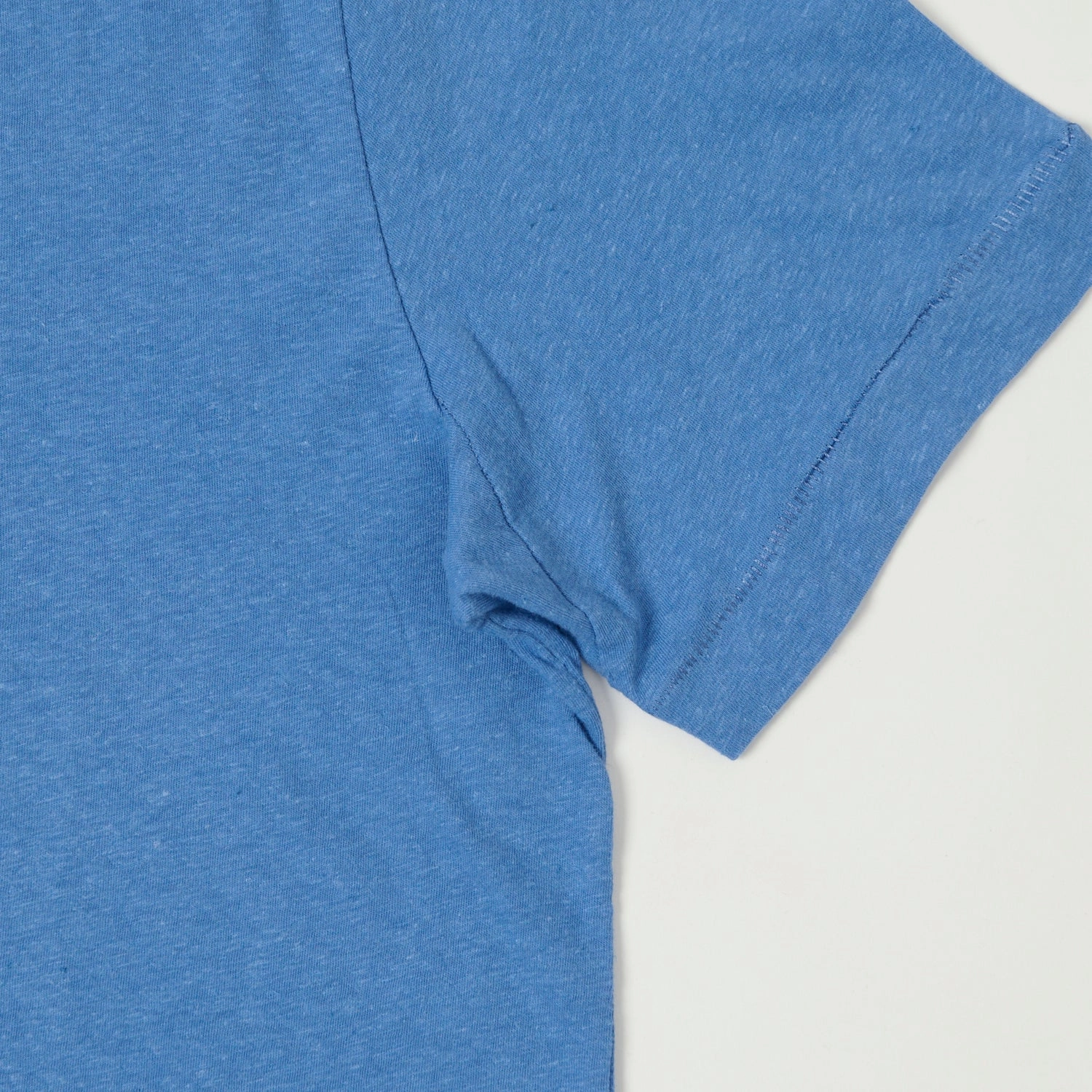 Merz b. Schwanen 'Good Basics' Plant Based Unisex T-Shirt - Faded Blue Streetwear Style sports performance