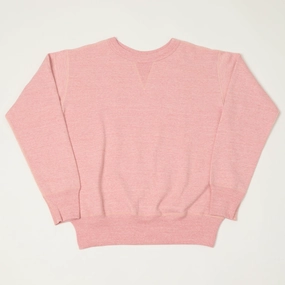 style test product launch Denime Lot. 268 '88/12' 4 Needle Crew Neck Sweatshirt - Heather Red