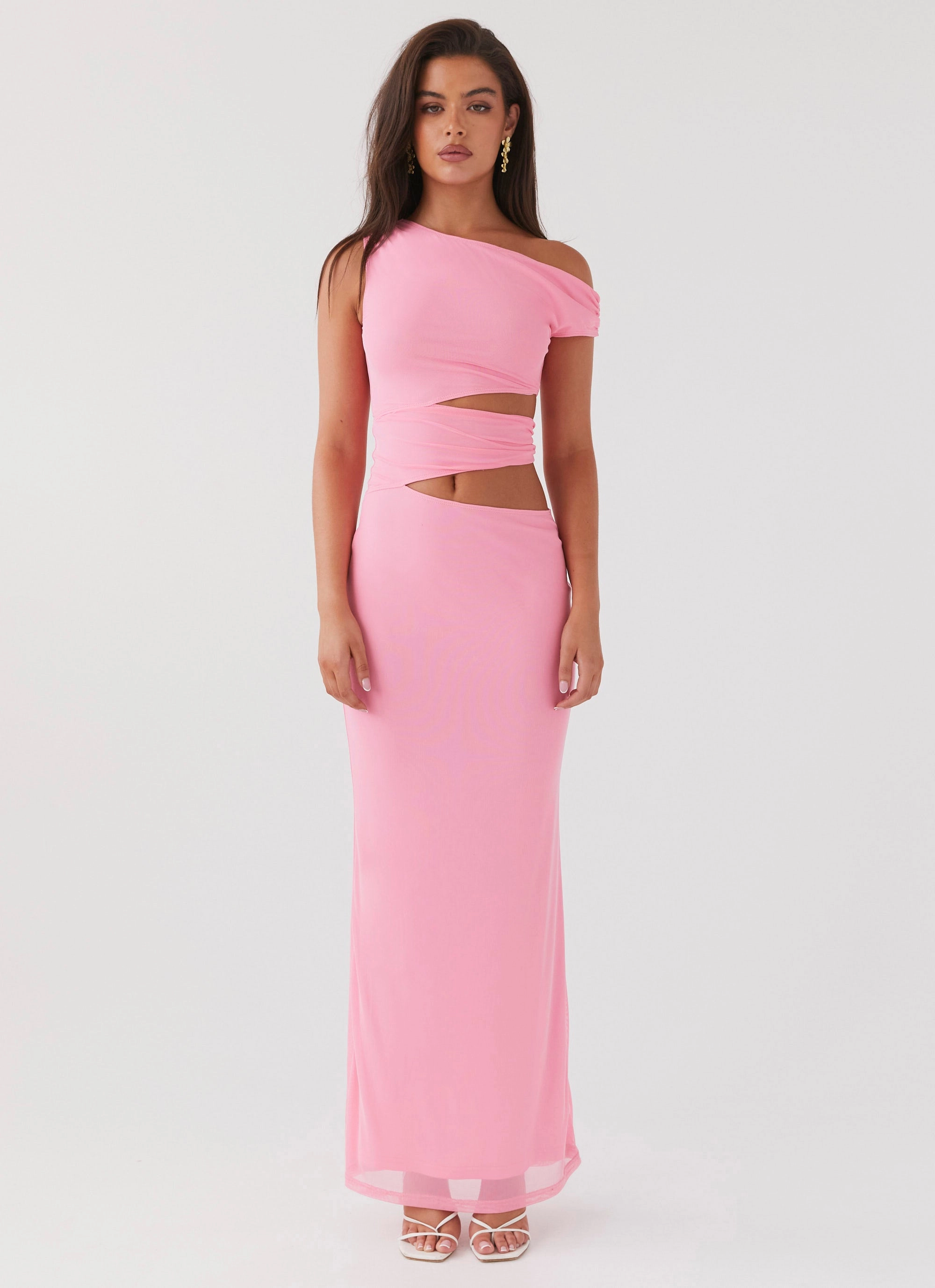 Margot One Shoulder Maxi Dress - Candy Relaxing Style