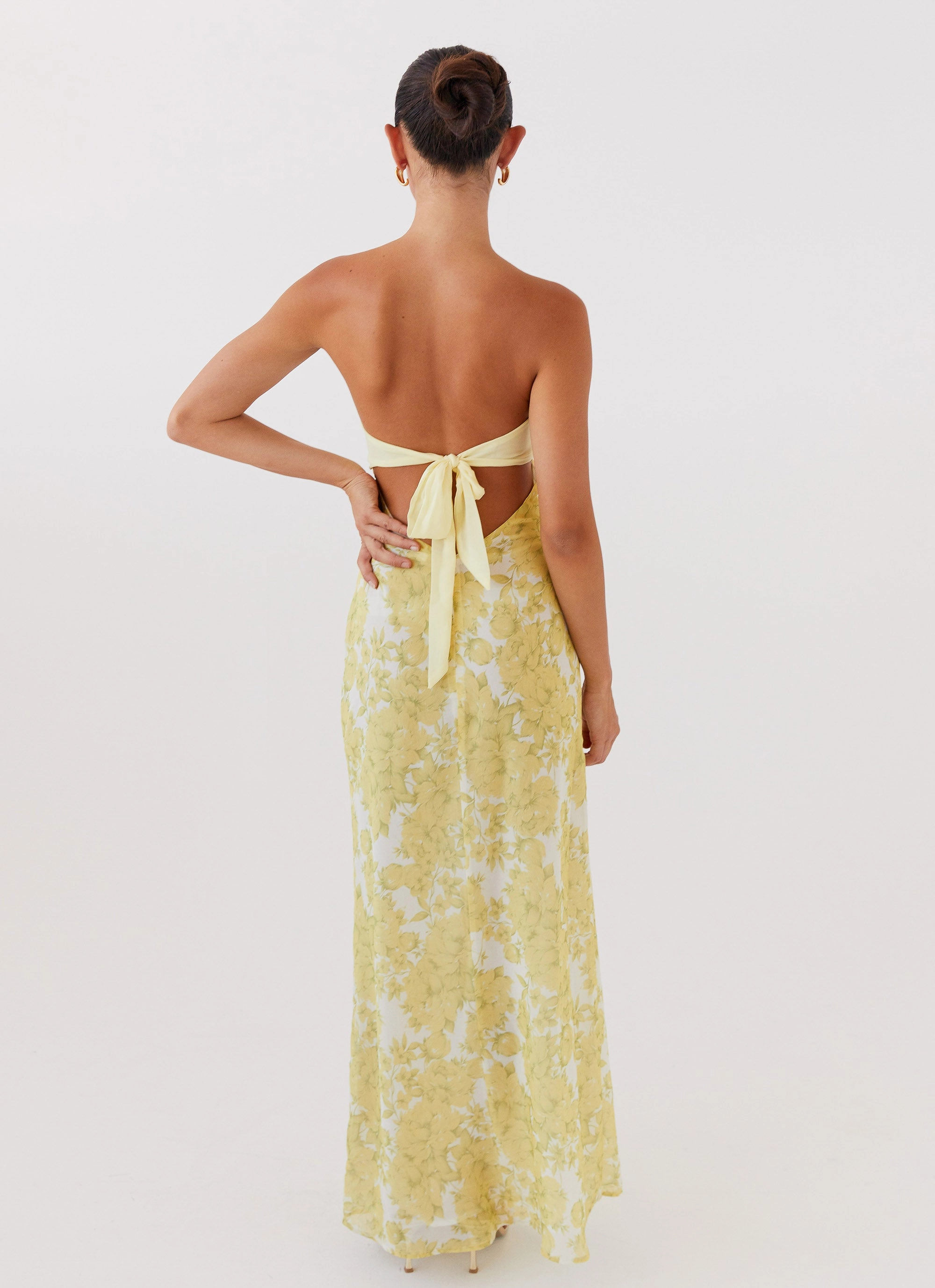 Tropicana Maxi Dress - Daffodil Chic Spirit Flattering Lines