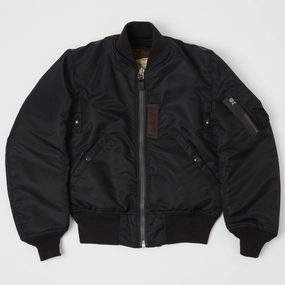Ultra Thin Insulation Buzz Rickson's x William Gibson MA-1 Flight Jacket 'Regular' - Black