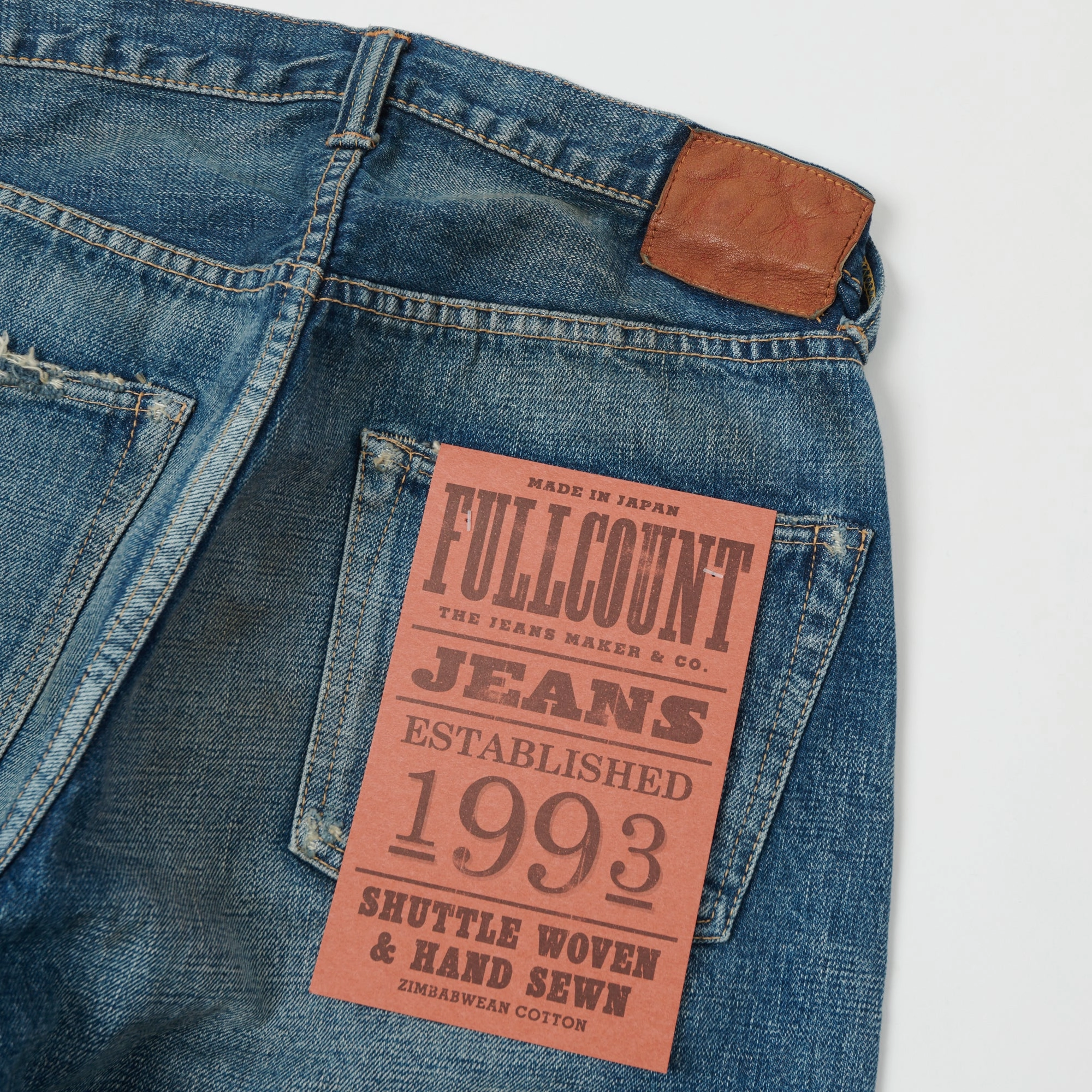 All Fit Use Full Count 0105 13.75oz Wide Straight Jean - 'Dartford' Wash