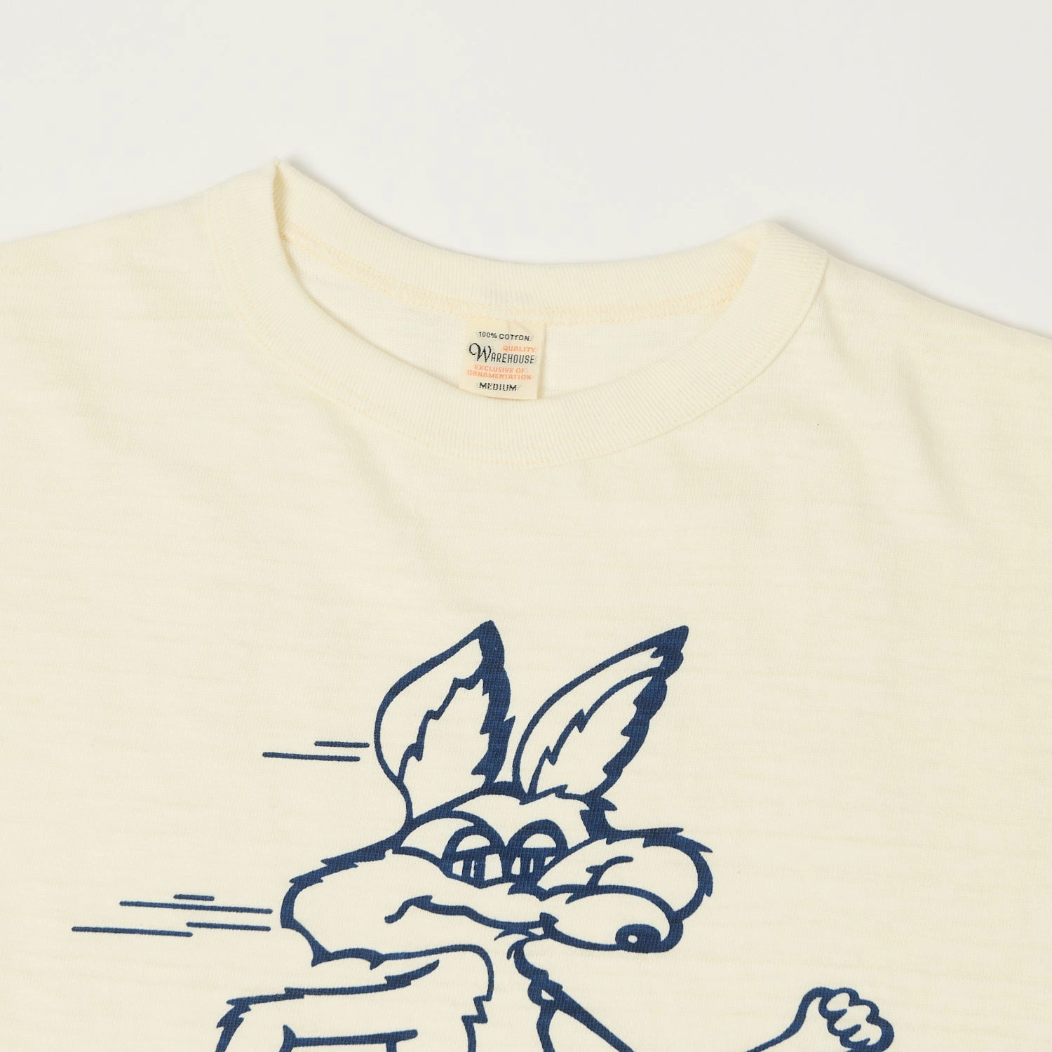 Warehouse & Co 4800 'Coyote'  Baseball T-Shirt - Cream/Navy Breathable Wearable