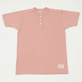 StretchComfortWeave Essential Wardrobe TOYS McCOY Union Henley - Pink