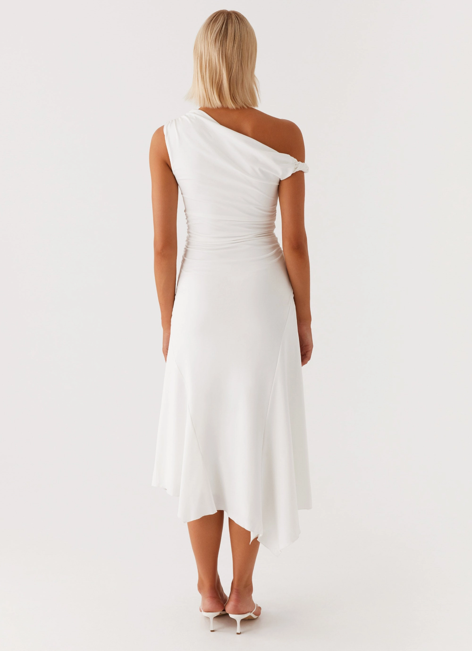 Byron Midi Dress - White Free Shape