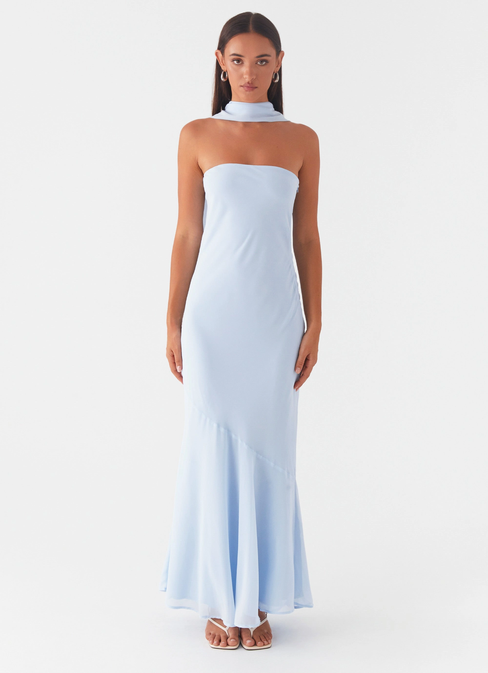 Under The Pagoda Maxi Dress - Blue Formal-look