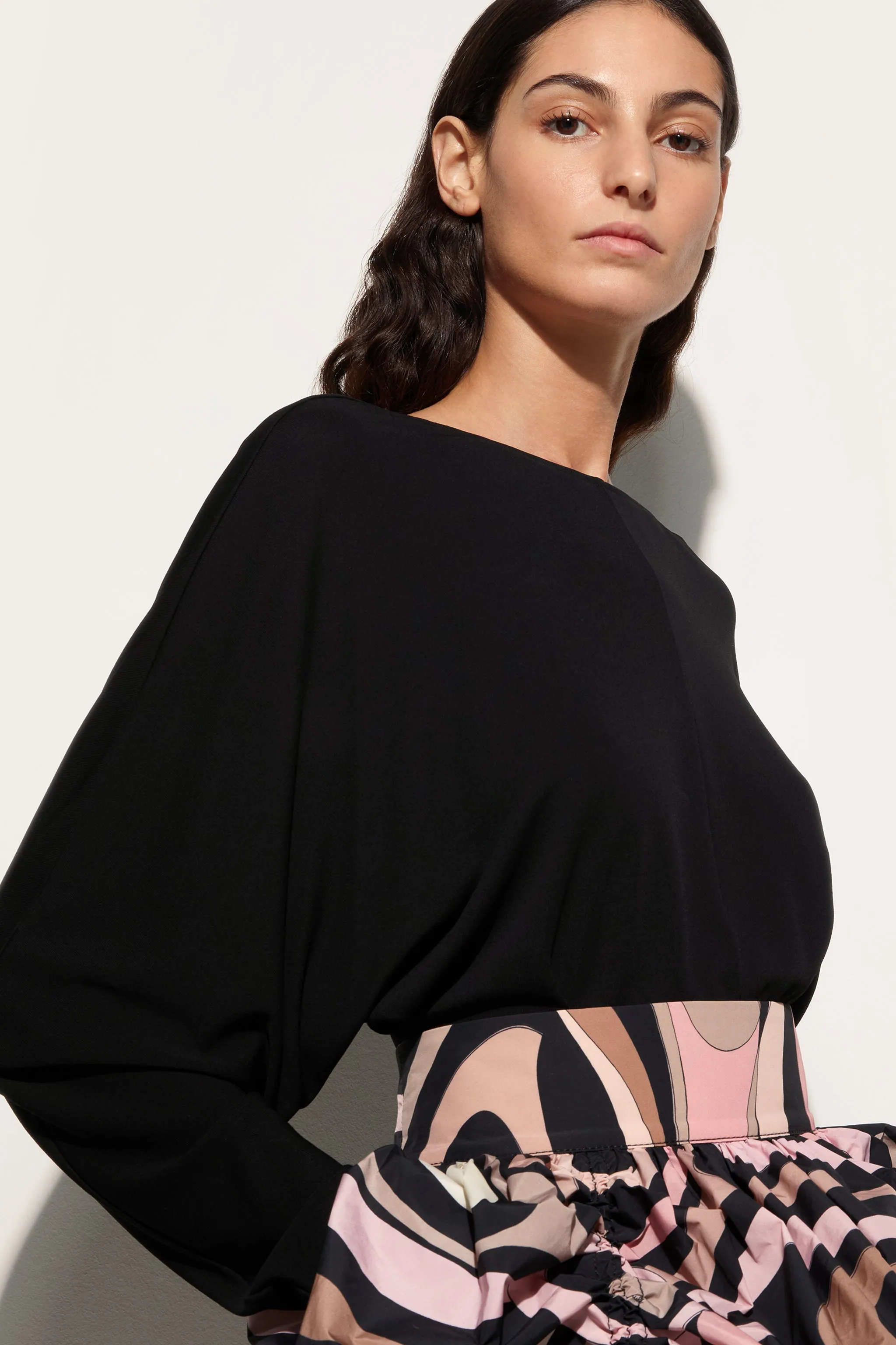 Cape Sleeve Bodysuit Wrinkle-Resistant Tear Resistant Reinforcement