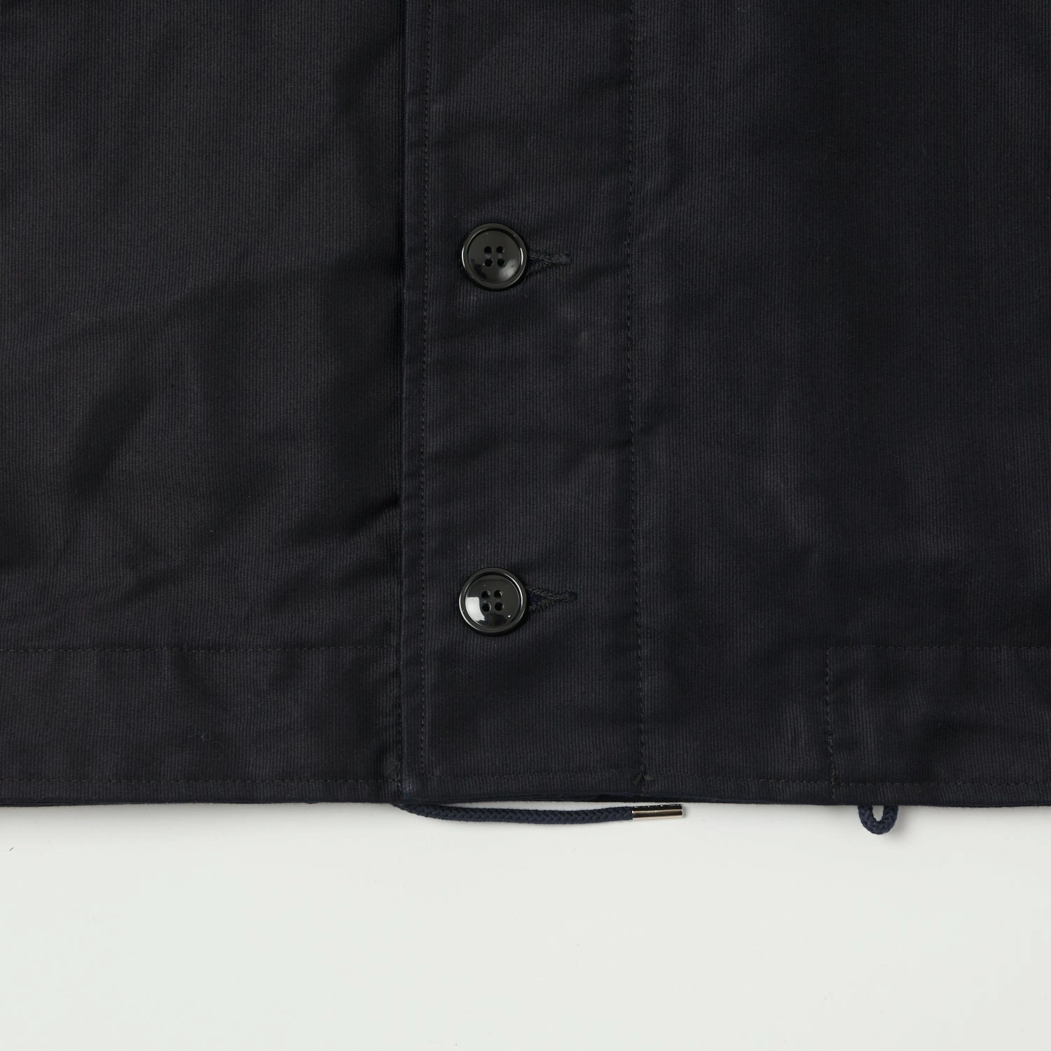 Reinforced Shoulders Vision Buzz Rickson's ??Aviation Associates?? N-1 Civilian Model Deck Jacket - Navy