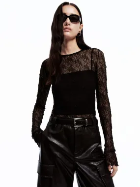 Tank and Lace Top Set Earthy Hue