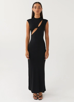 Special Affair Maxi Dress - Black Evening Glow