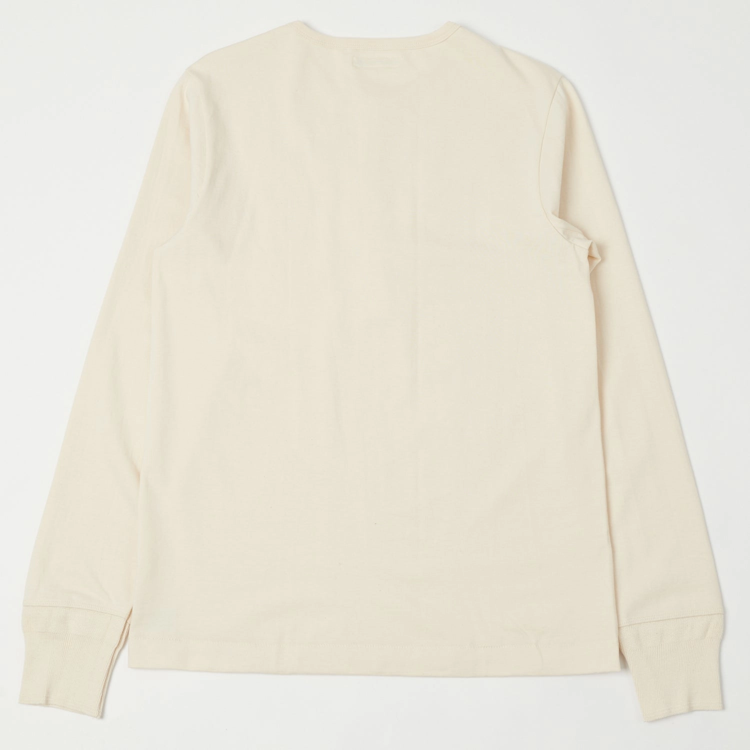 Abrasion resistant Merz b. Schwanen 206 Long Sleeve Henley - Nature