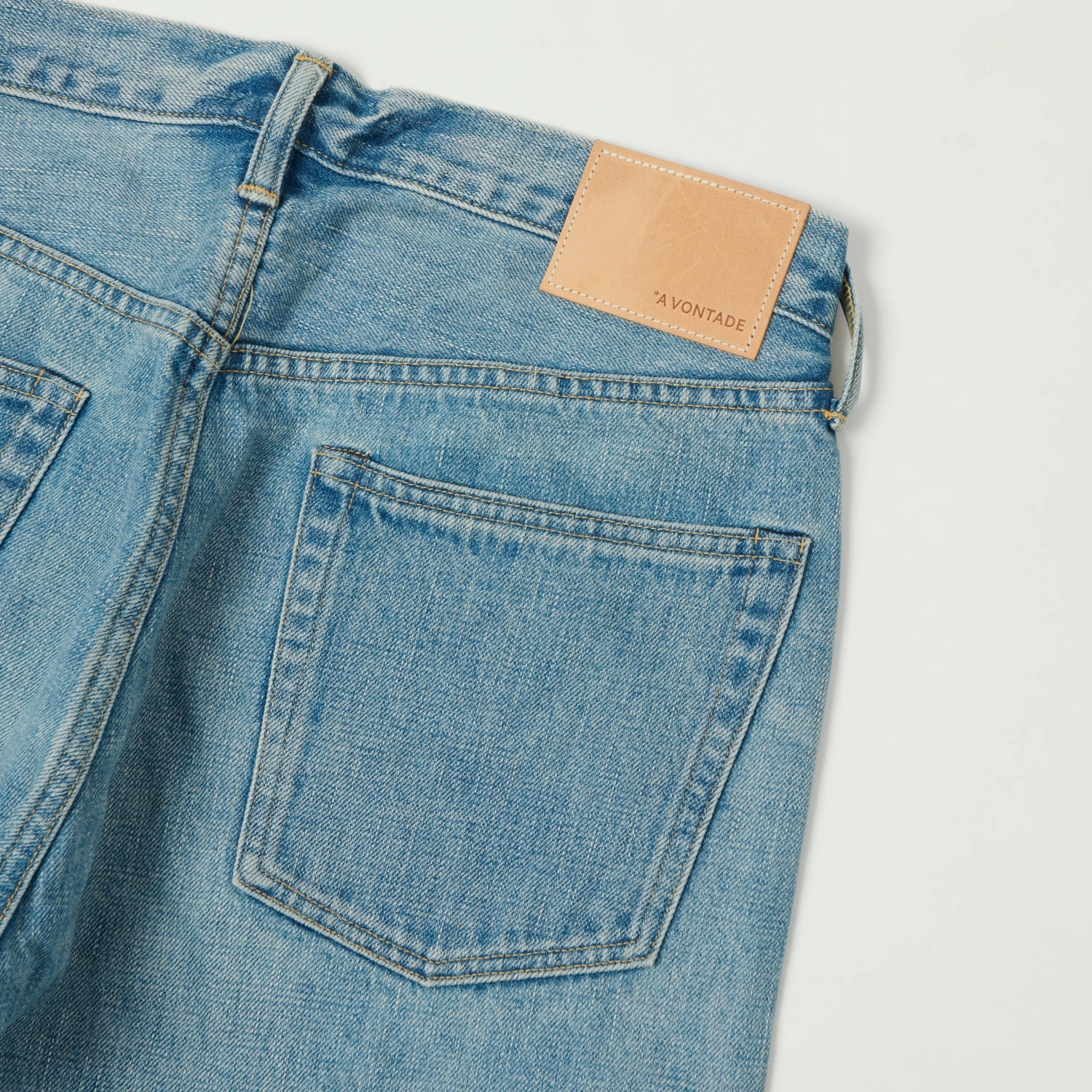 A Vontade 0102SXX Regular Straight Jean - Faded Blue Traveler Gear Winter Warmth Smooth