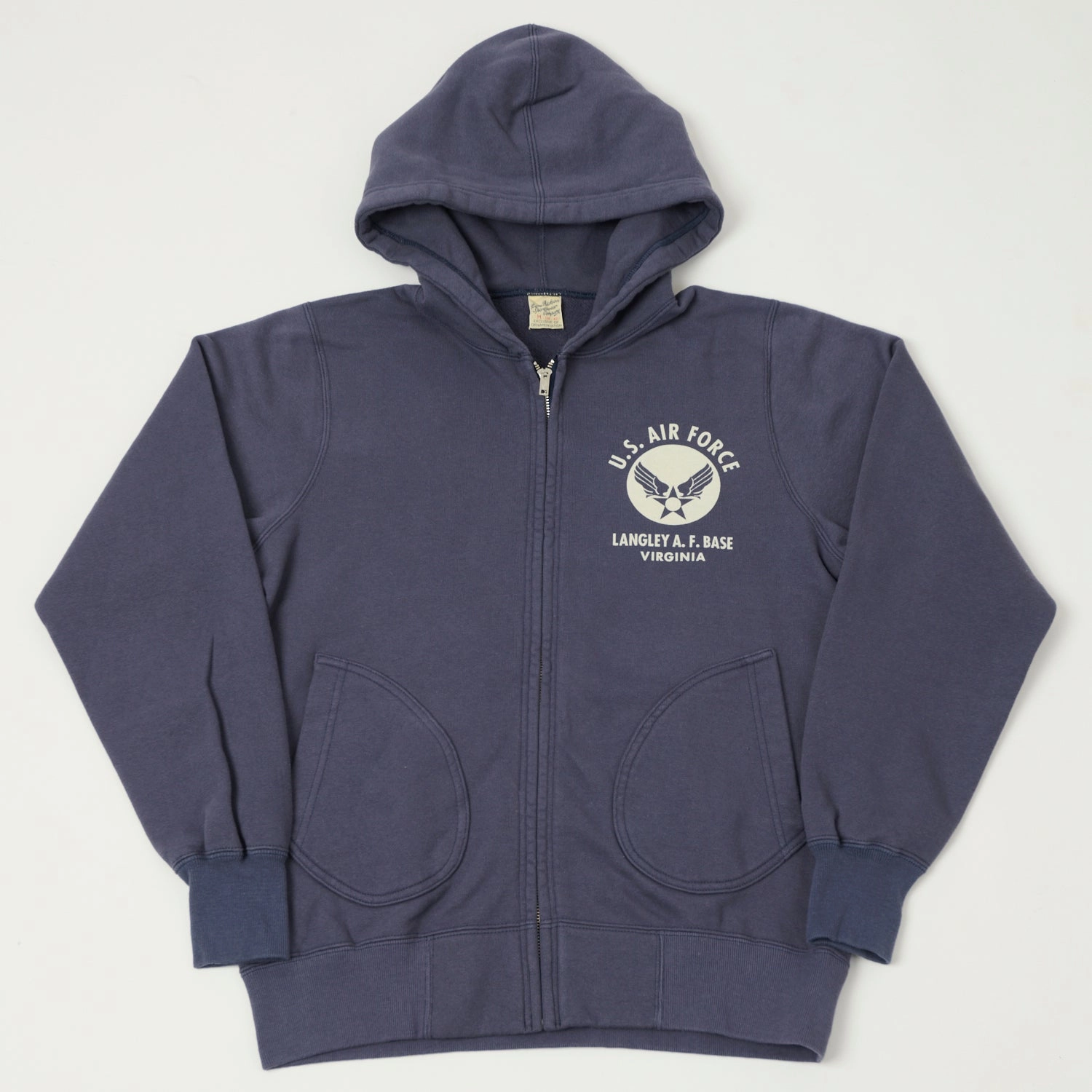 Buzz Rickson's U.S.A.F Full Zip Sweat Parka - Navy Corduroy