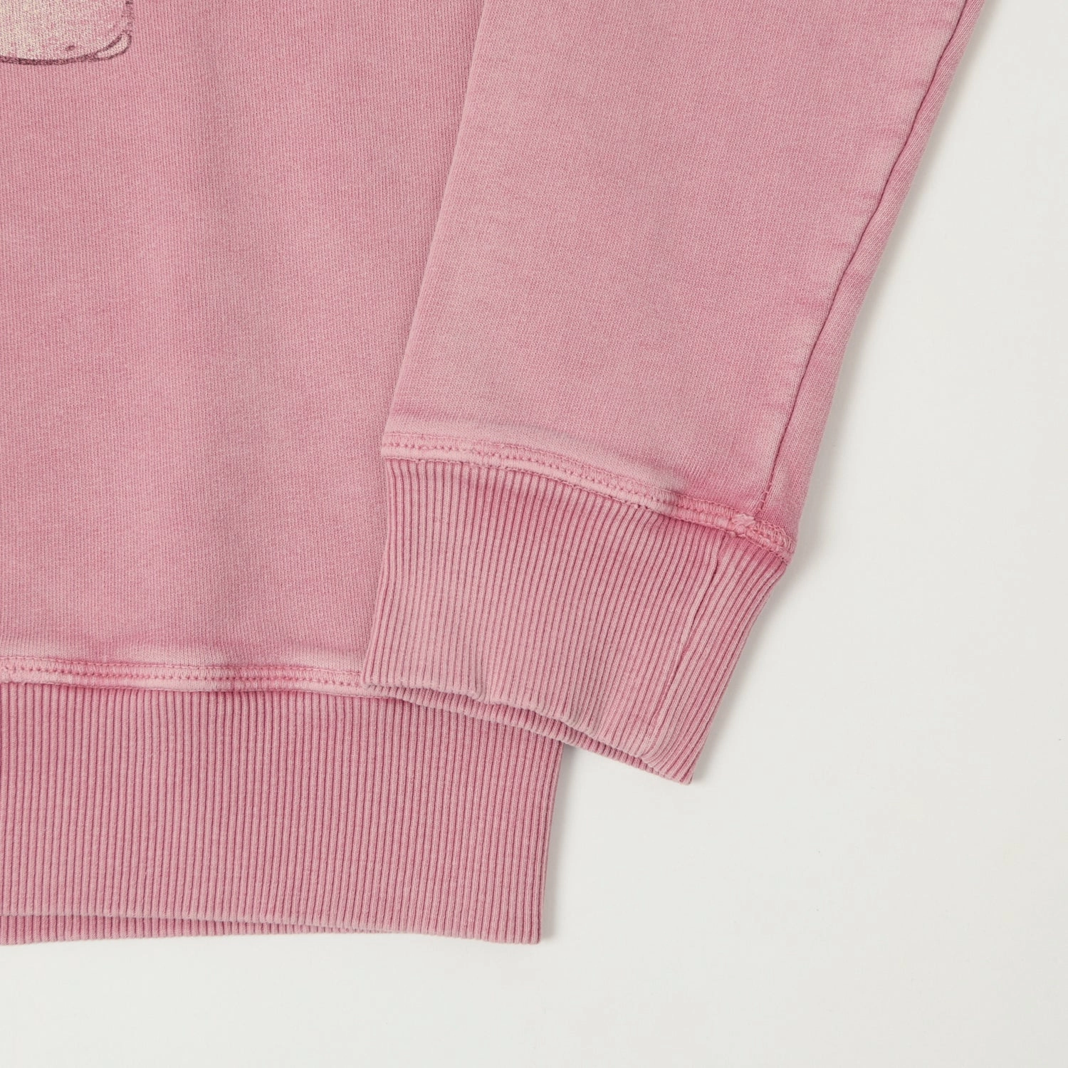 Flea-T 1950s Raglan Sleeve 'Mickey Evolution' Sweatshirt - Pink Street Staple product home friendliness