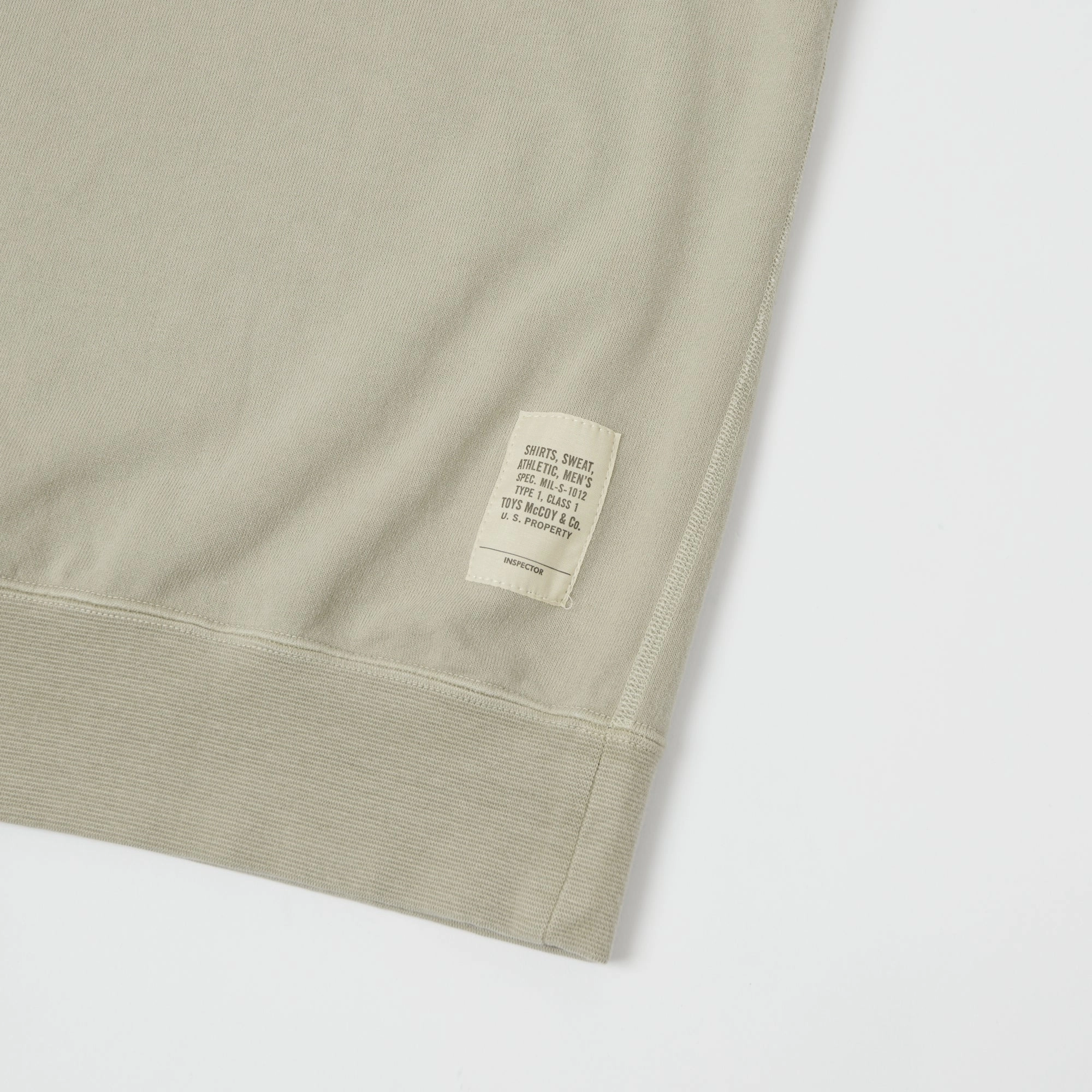 TOYS McCOY Short Sleeve Military Sweatshirt - Sand appropriate for sports