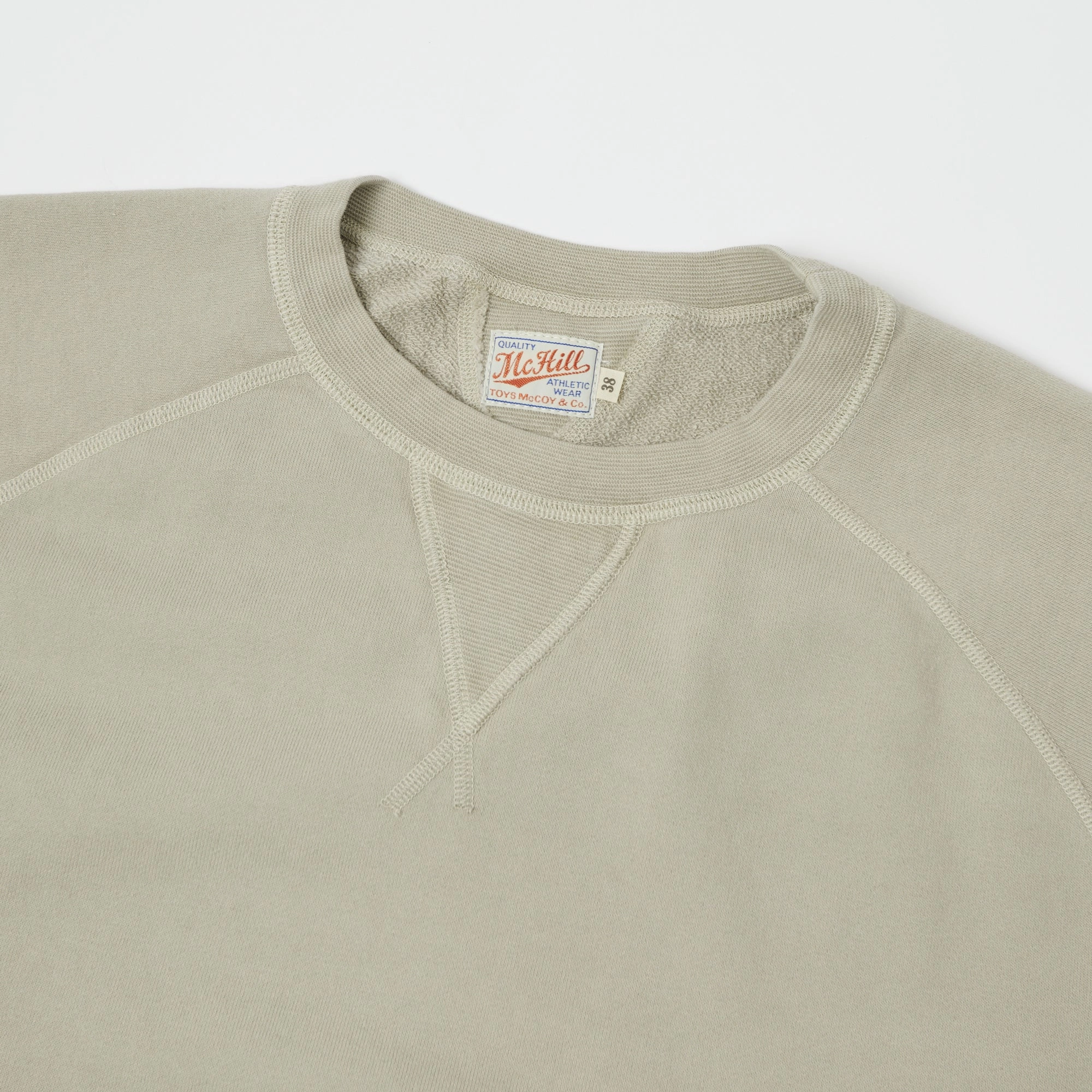 windproof TOYS McCOY Short Sleeve Military Sweatshirt - Sand