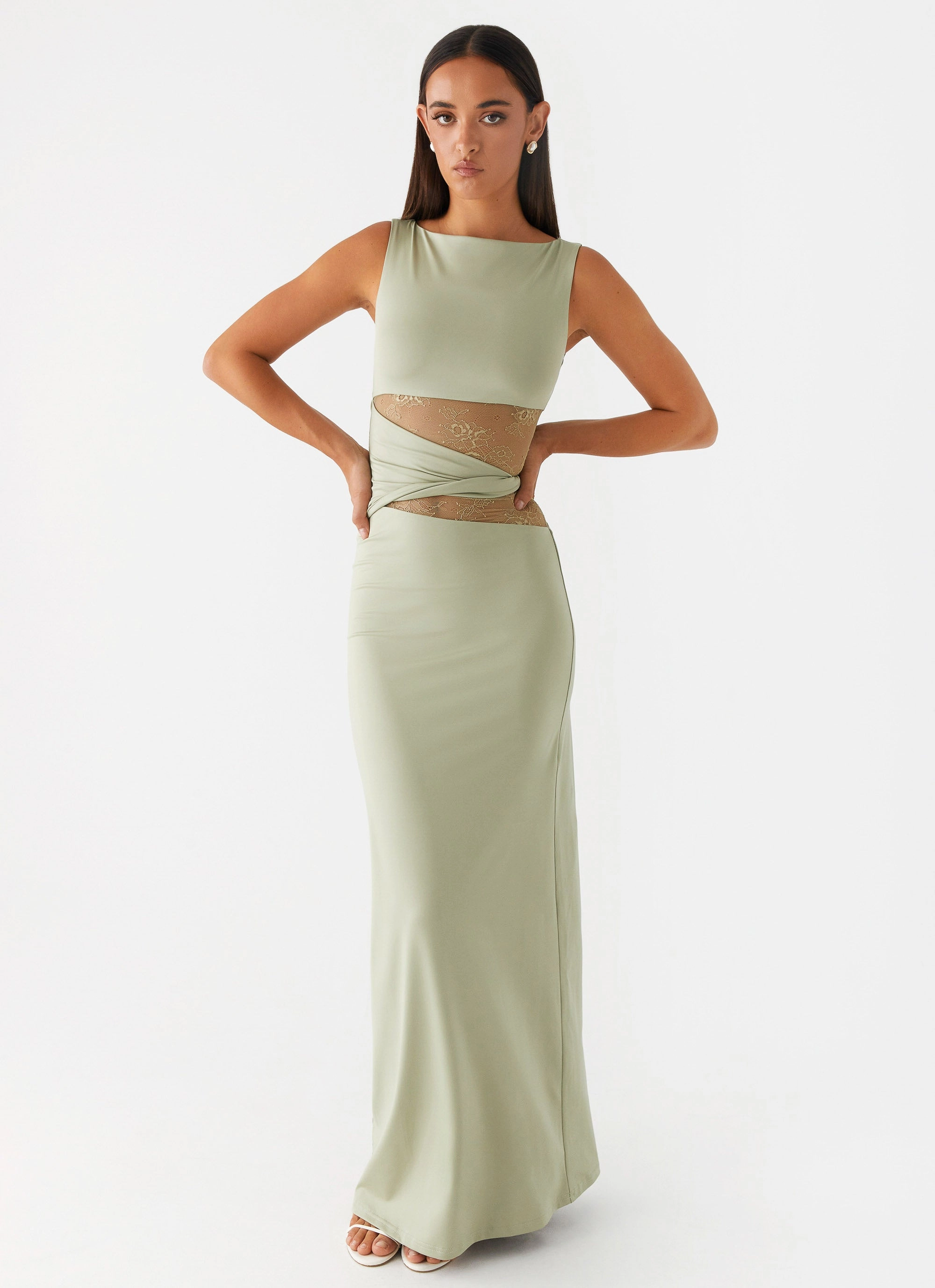 Karma Maxi Dress - Sage Versatile Edge Wedding Style