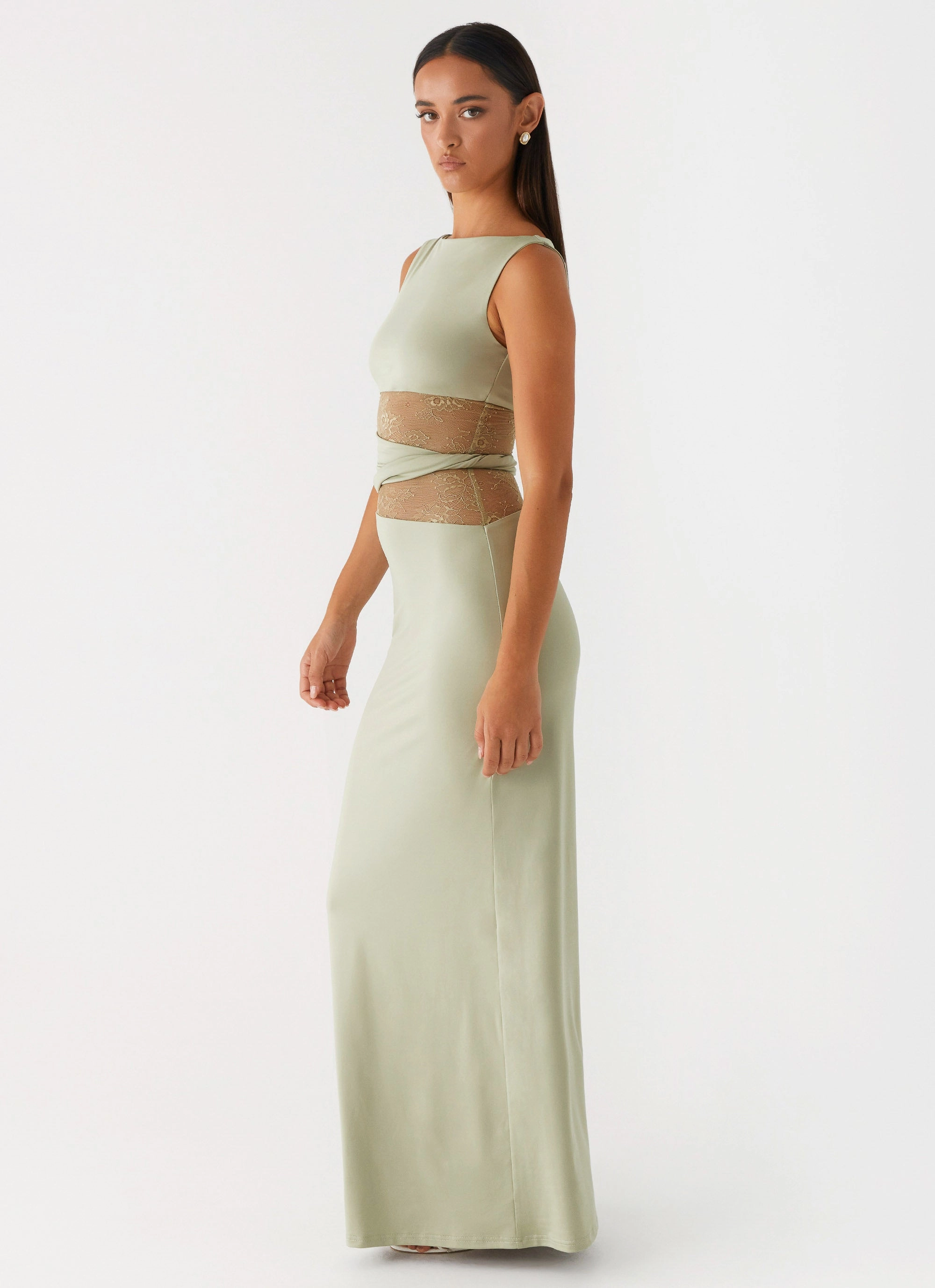 Karma Maxi Dress - Sage Festival-Ready