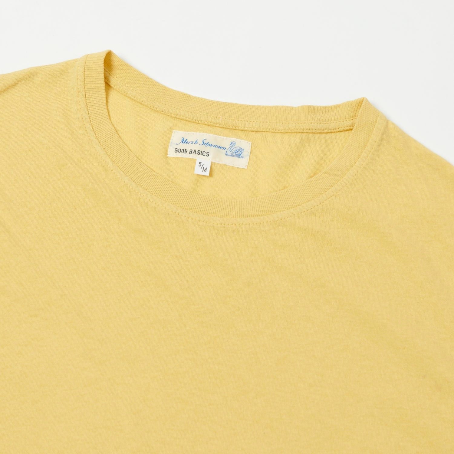 Essential Style Wear Merz b. Schwanen 'Good Basics' Crew Neck Tee - Sunshine