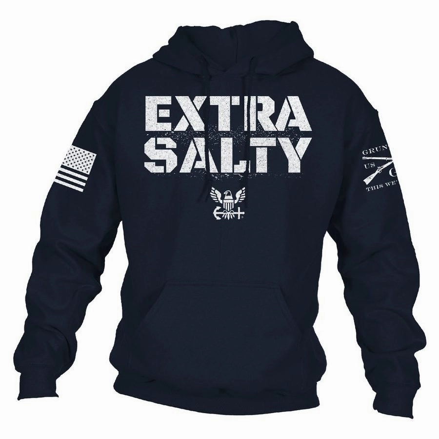 Pockets Urban Comfort USN - Extra Salty Hoodie - Navy