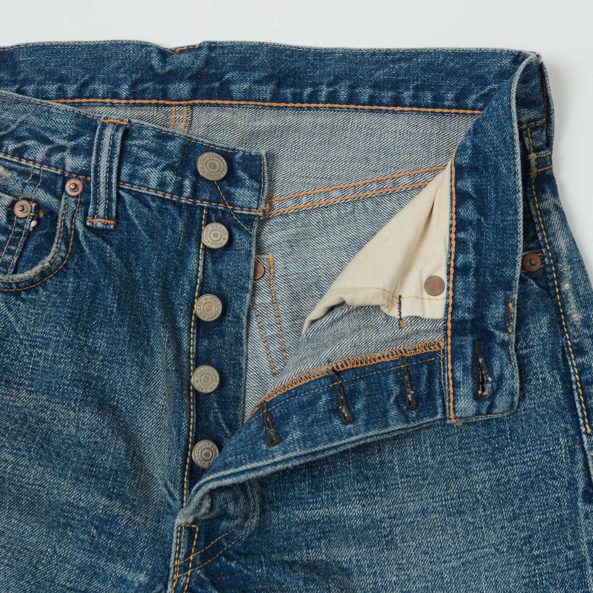 Bold Traveler Gear Full Count 1108 13.75oz Regular Straight Jean - 'Dartford' Wash