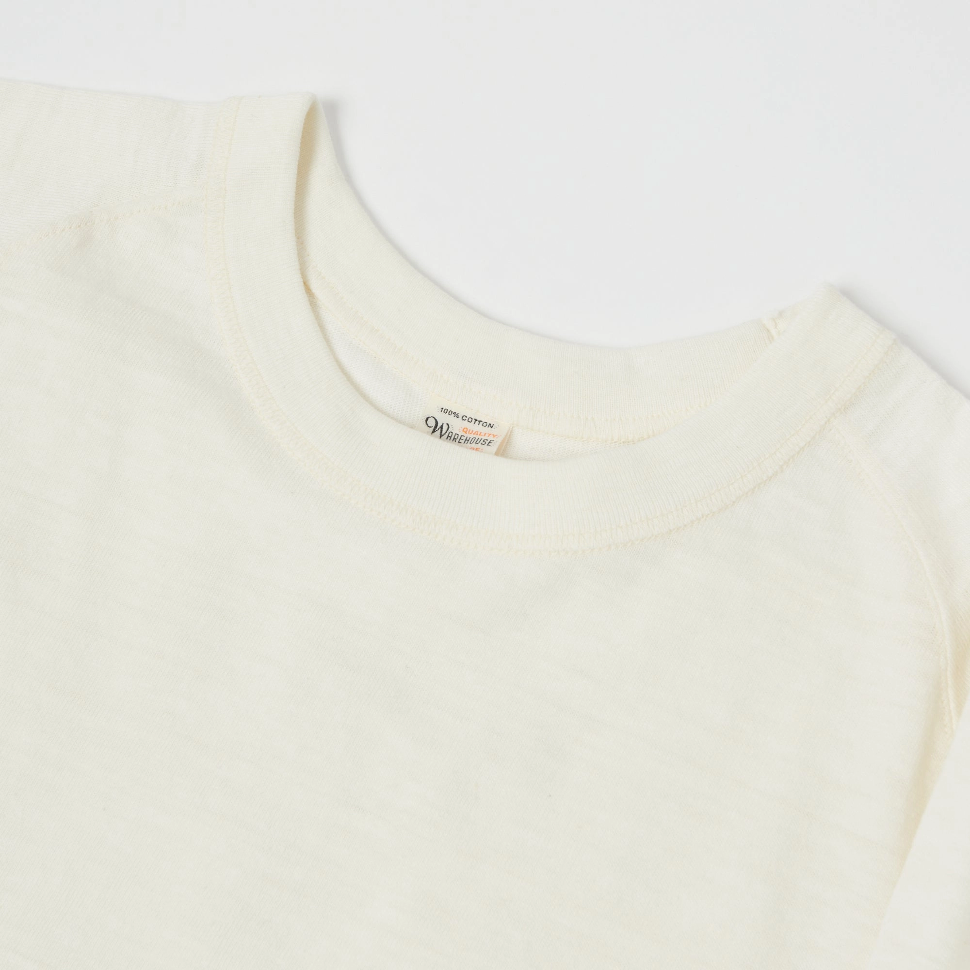 Warehouse & Co 4049 3/4 Sleeve Freedom T-Shirt - Cream Skin Friendly Blends Fit For All