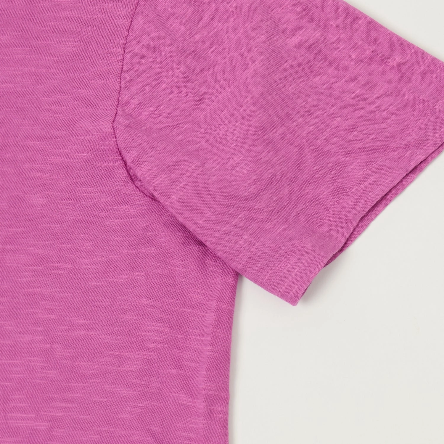 Velva Sheen Rolled Crew Neck T-Shirt - Purple Urban Look