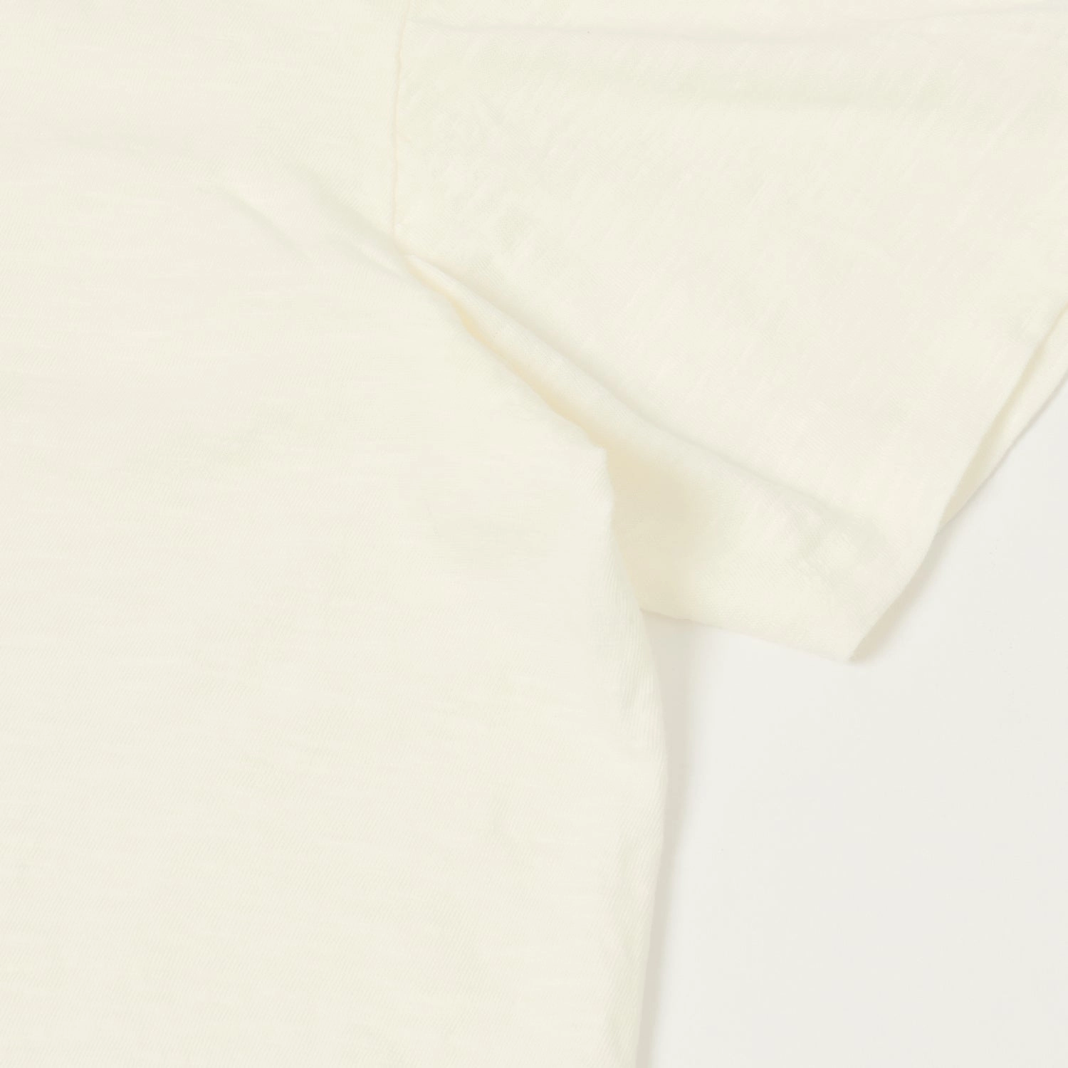 Summer Essential Velva Sheen Rolled Crew Neck T-Shirt - White