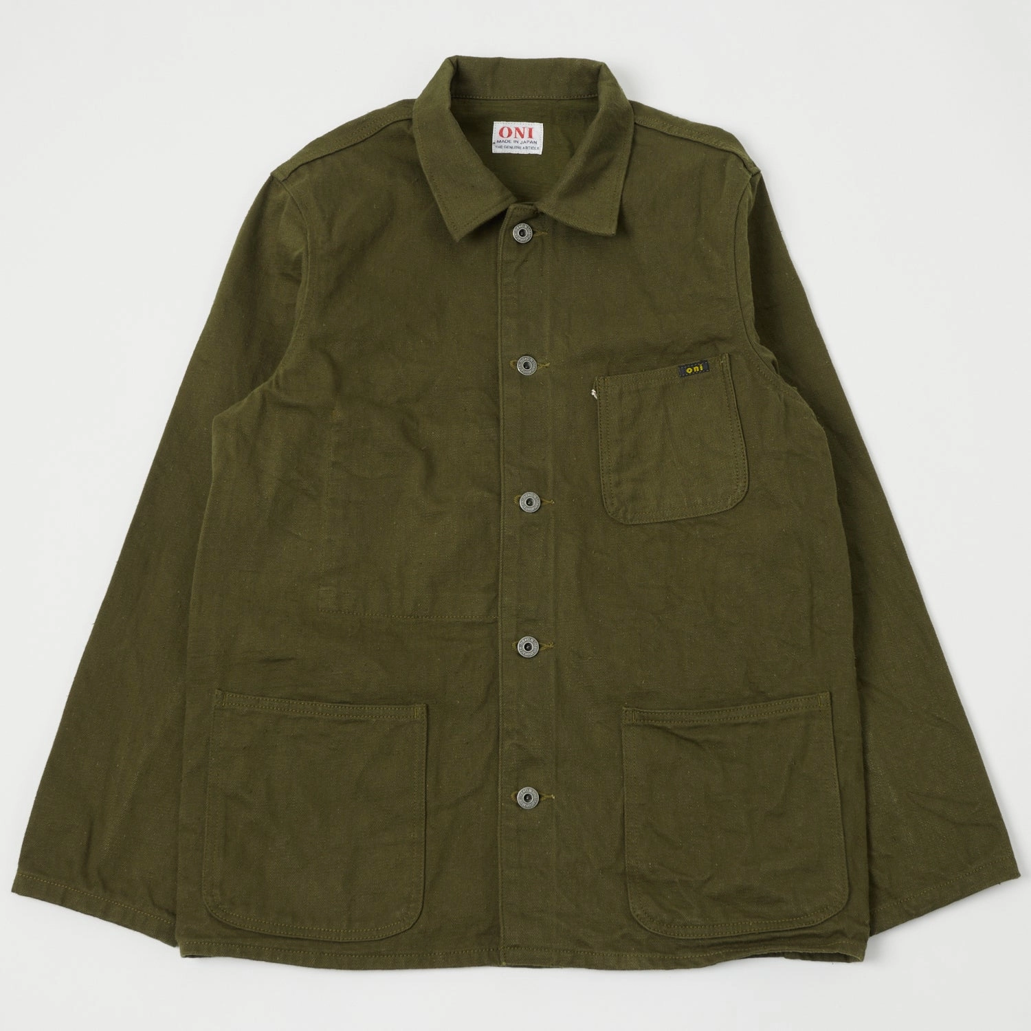ONI Denim 03501-DKOLSF Sulfur Coverall Jacket - Dark Olive Off Duty Trust