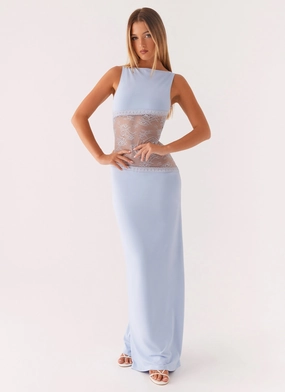Fresh Glow Lucinda Maxi Dress - Blue