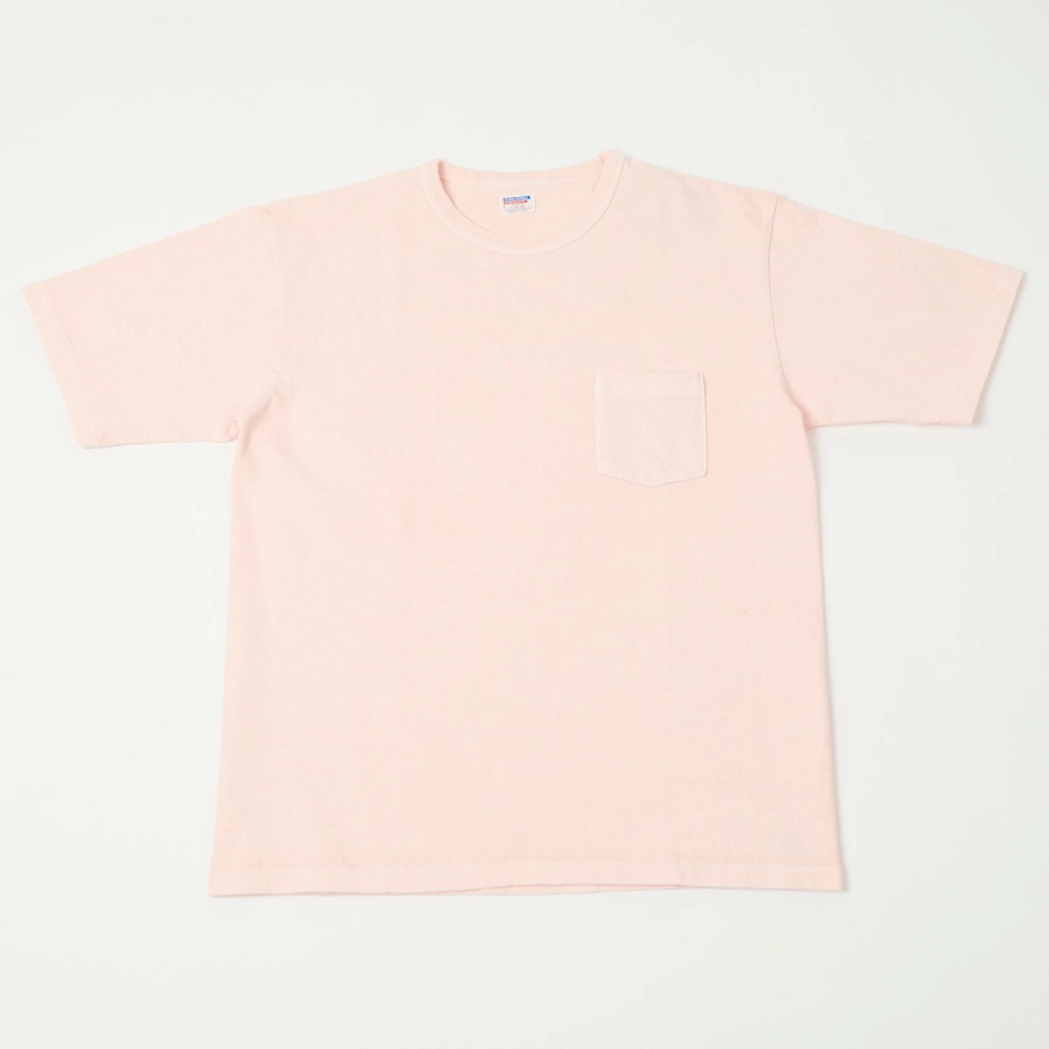 Dubbleworks Heavy Fabric Pigment Dye Pocket Tee - Pink Light Fashion Active Style