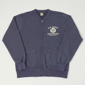 Buzz Rickson's U.S. Army Air Forces Zip Sweatshirt - Navy Functional Layer