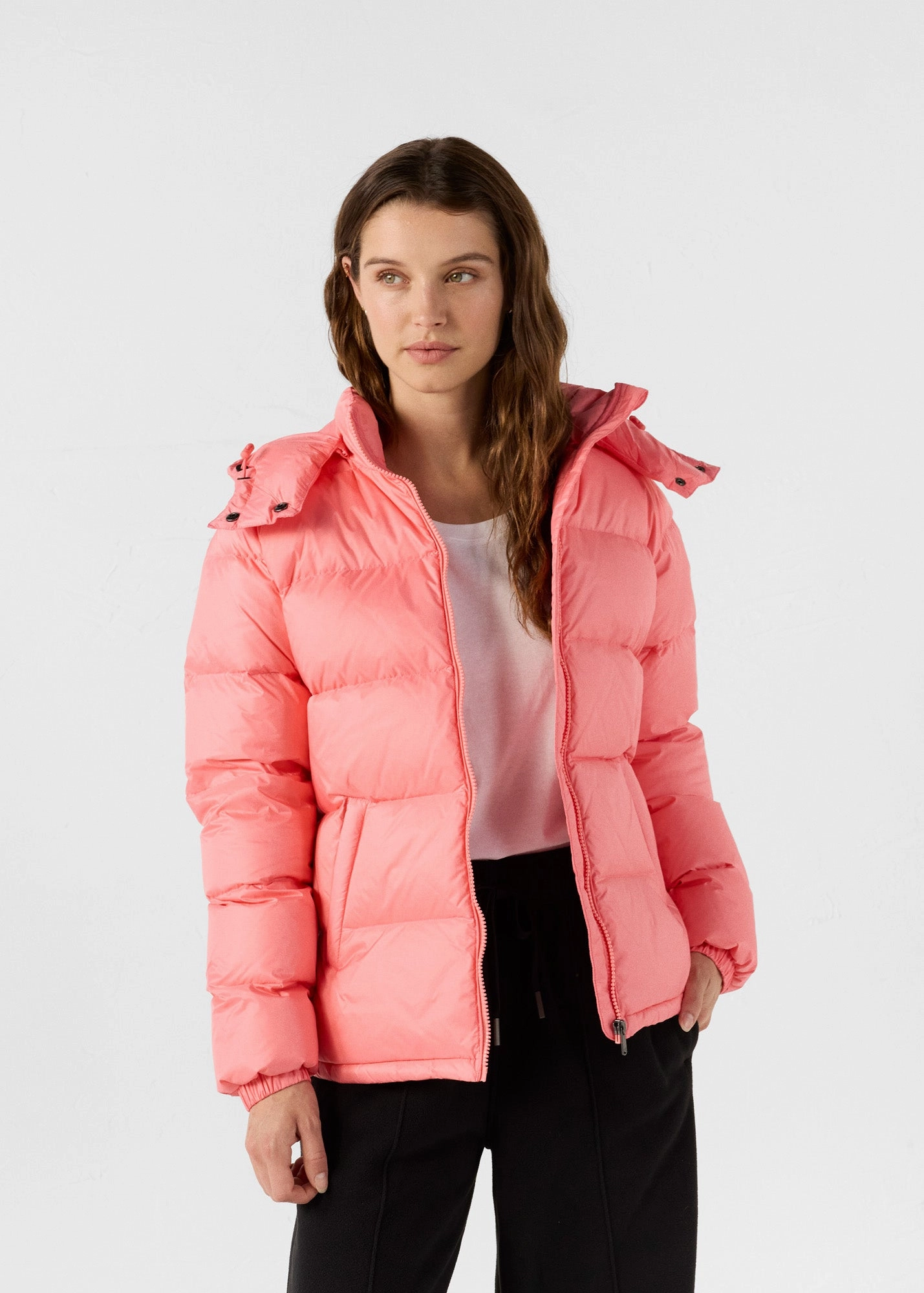 Enhanced Edge Binding Flexible Comfort Veste Grand Froid esprit puffer Fuchsia vibrant Prague