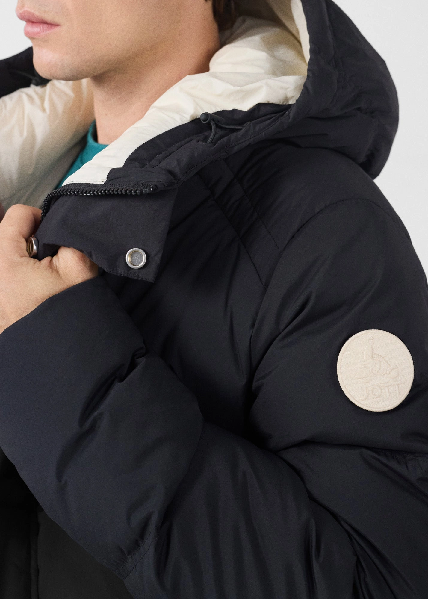 Veste Grand Froid esprit puffer Noir Sanji Eco Nice