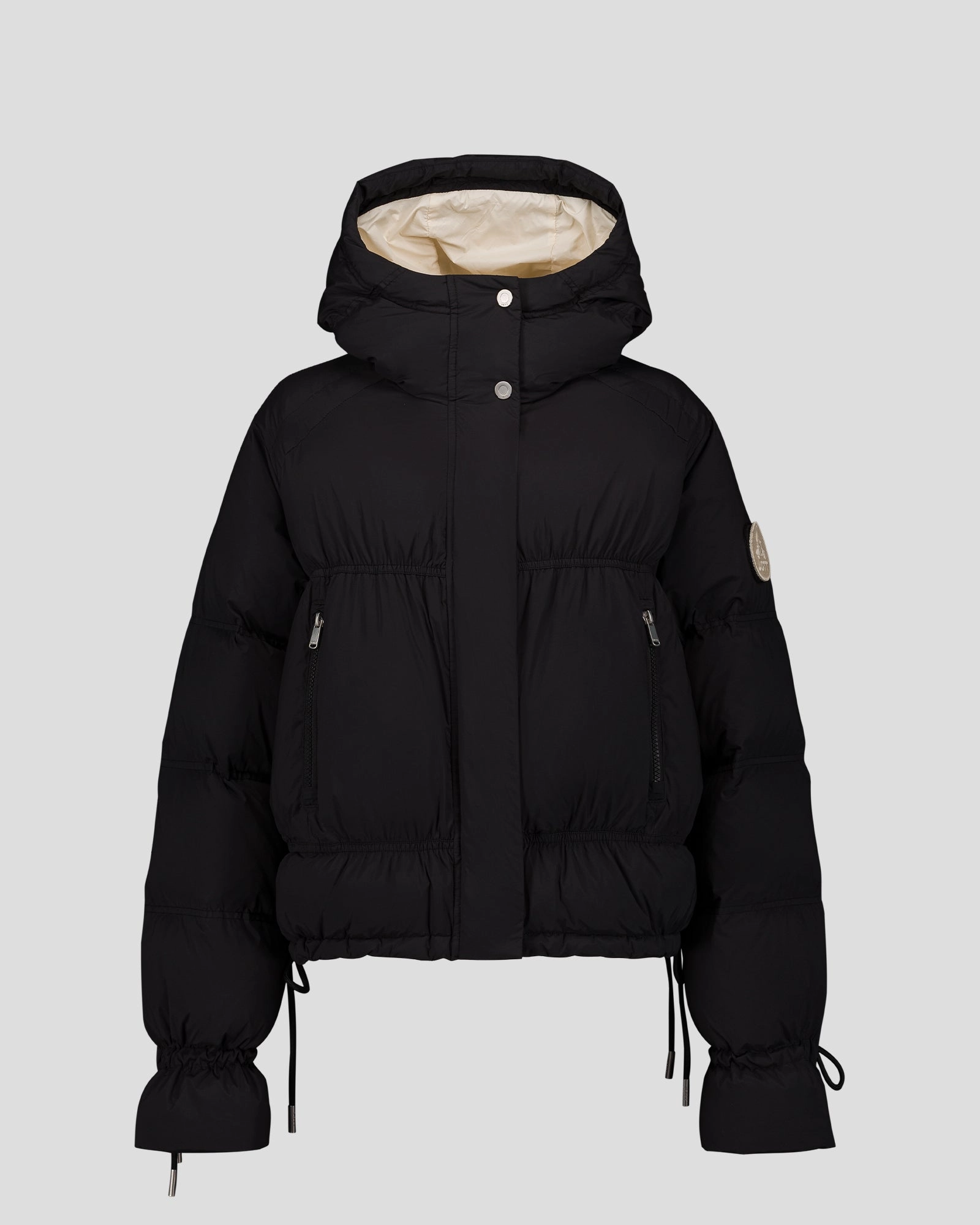 Kangaroo Pocket Veste Grand Froid esprit puffer Noir Sanji
