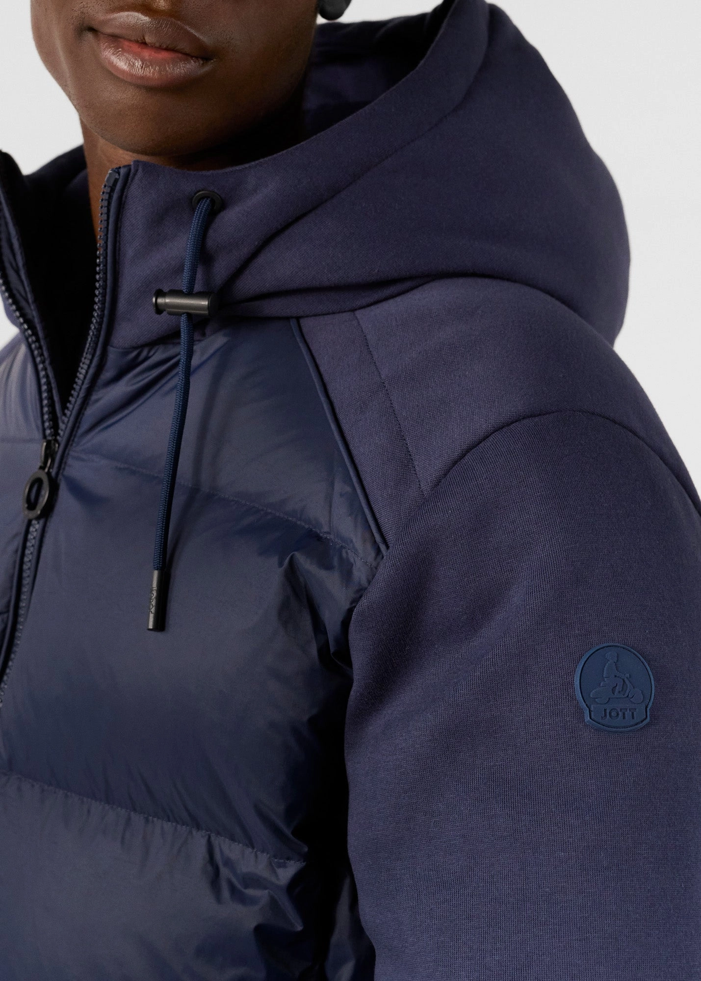 Utility Inspired Look Veste puffer bi-mati??re Marine Thunder